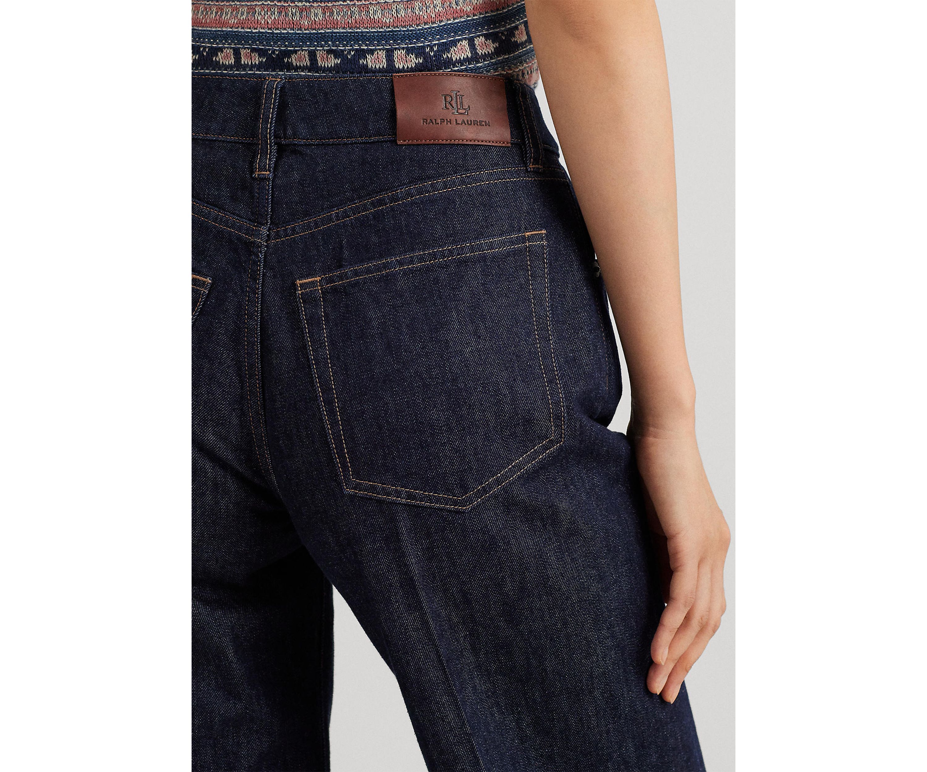 Mid Rise Wide Leg Jeans
