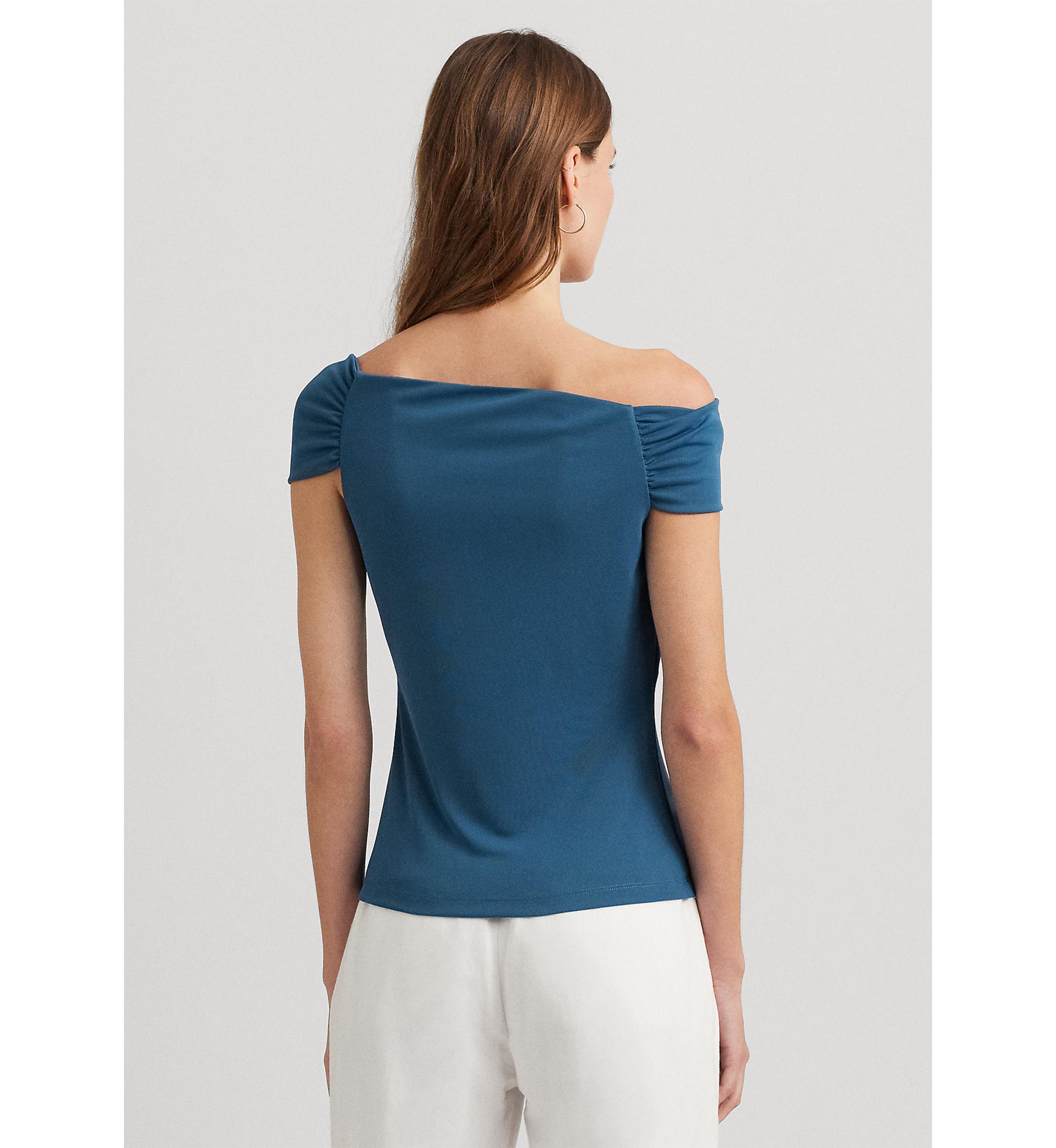 Stretch Jersey Off the Shoulder Top