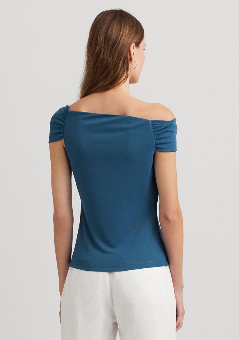 Stretch Jersey Off the Shoulder Top