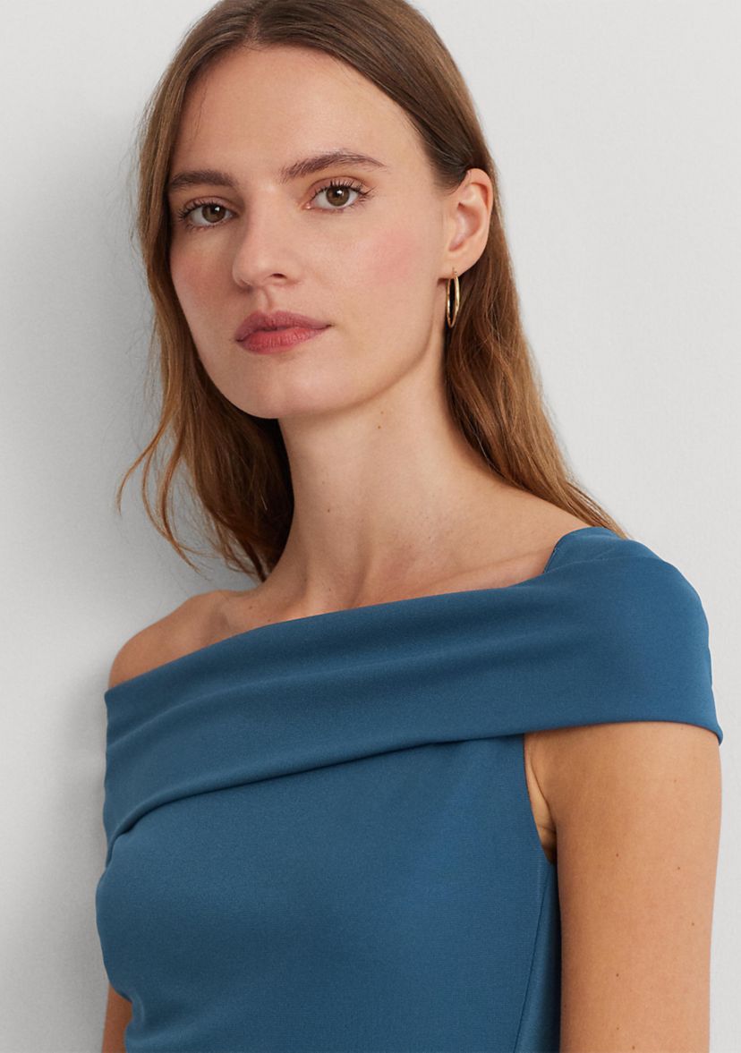 Stretch Jersey Off the Shoulder Top