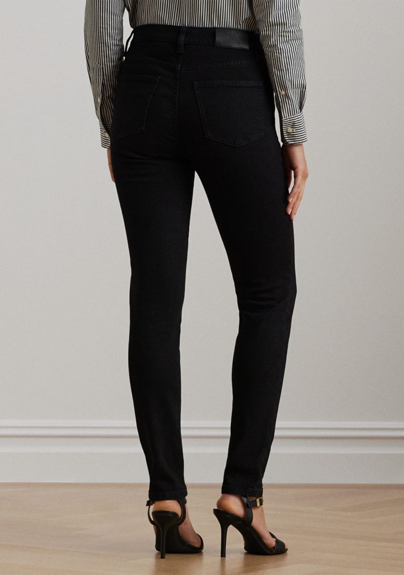 Womens High-Rise Skinny Ankle Jeans