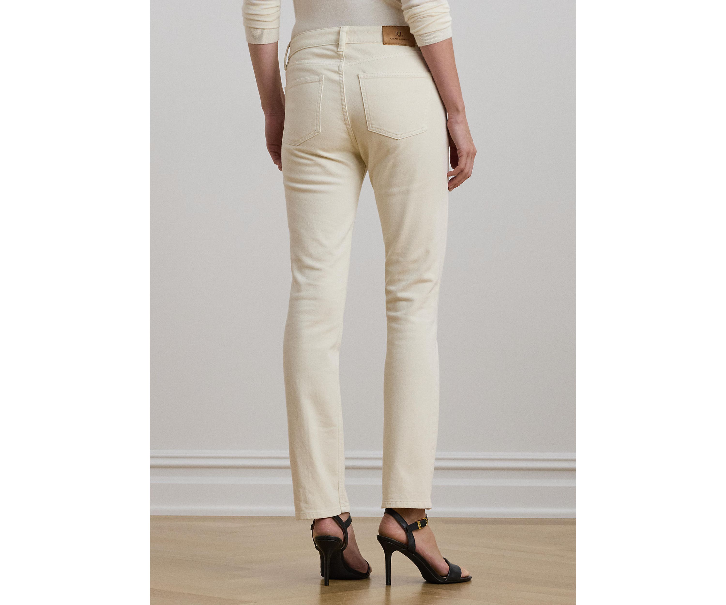 High Rise Straight Ankle Jeans