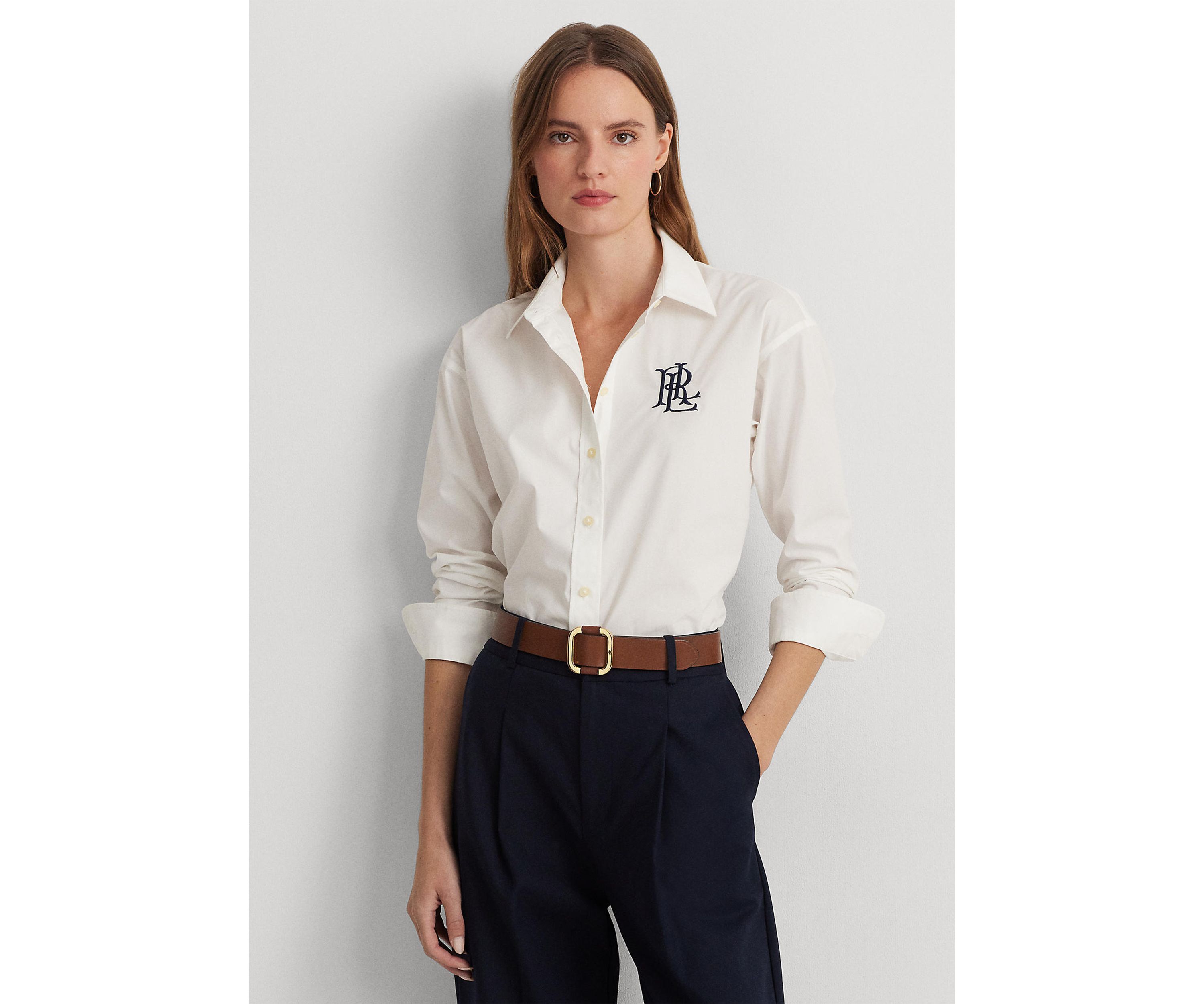 Relaxed Fit Stretch Cotton Shirt