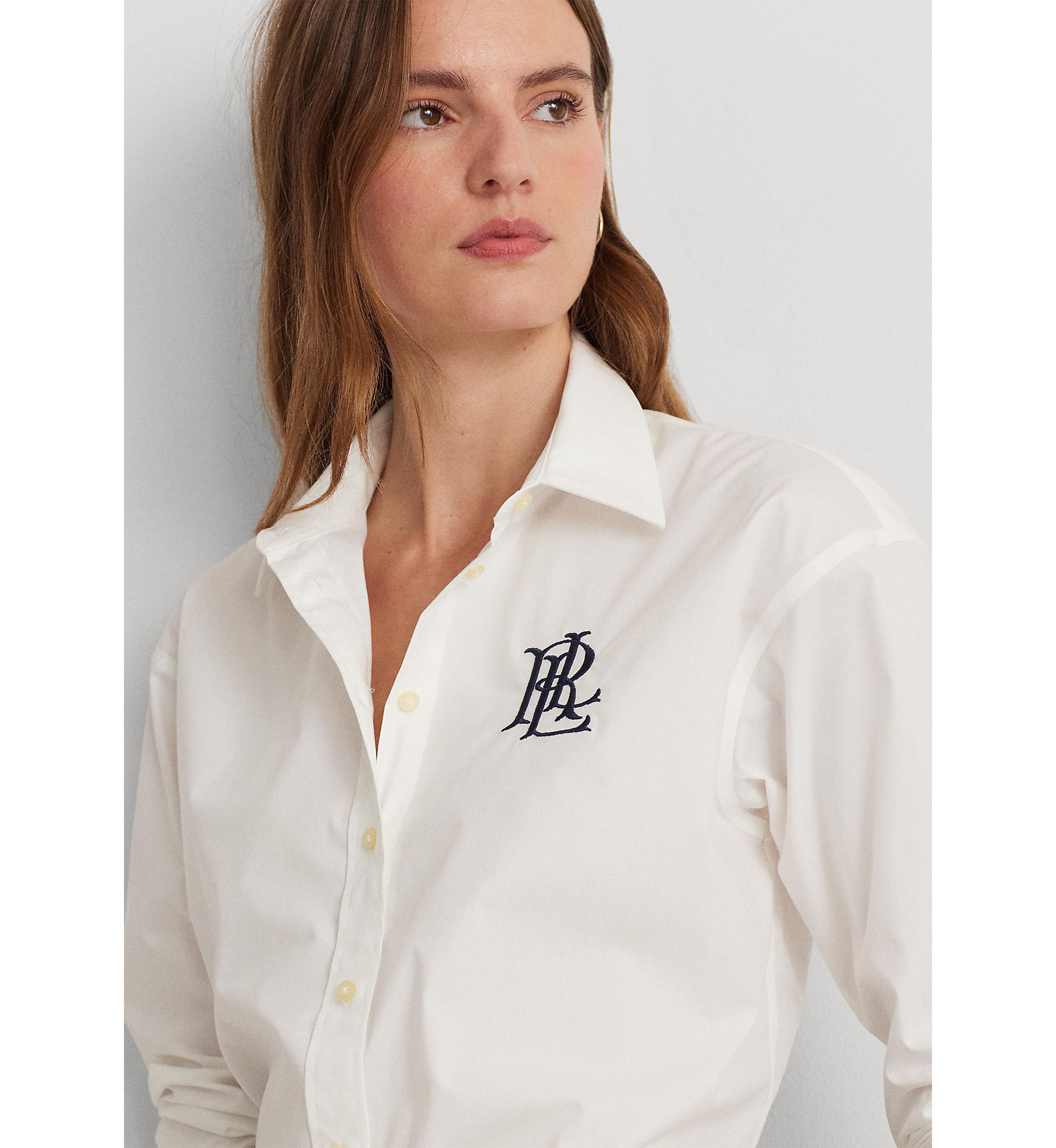 Relaxed Fit Stretch Cotton Shirt