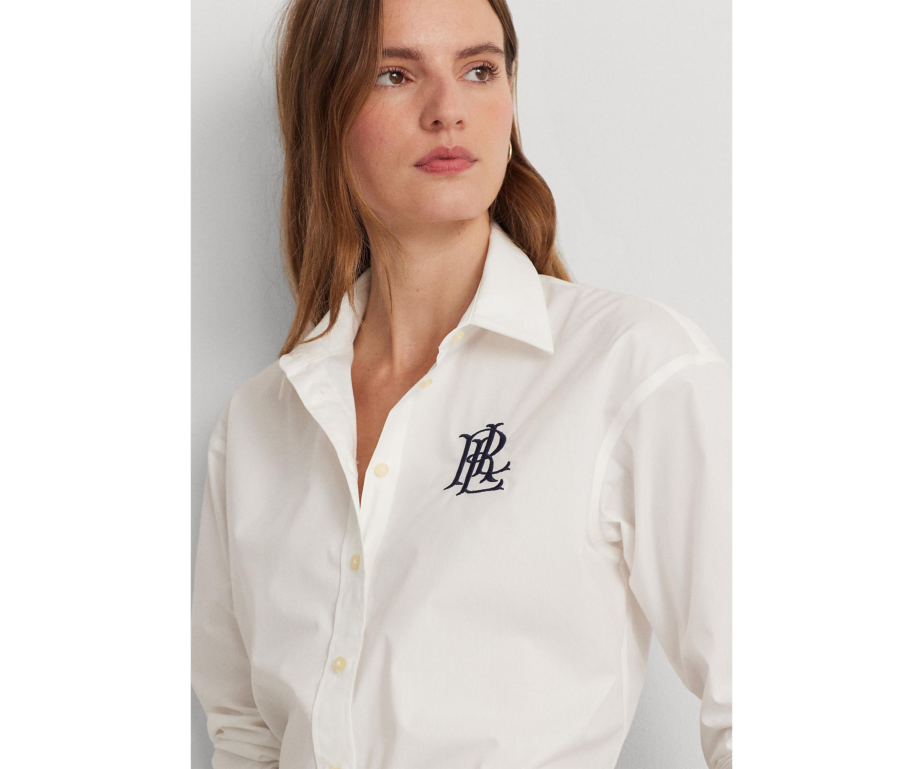 Relaxed Fit Stretch Cotton Shirt