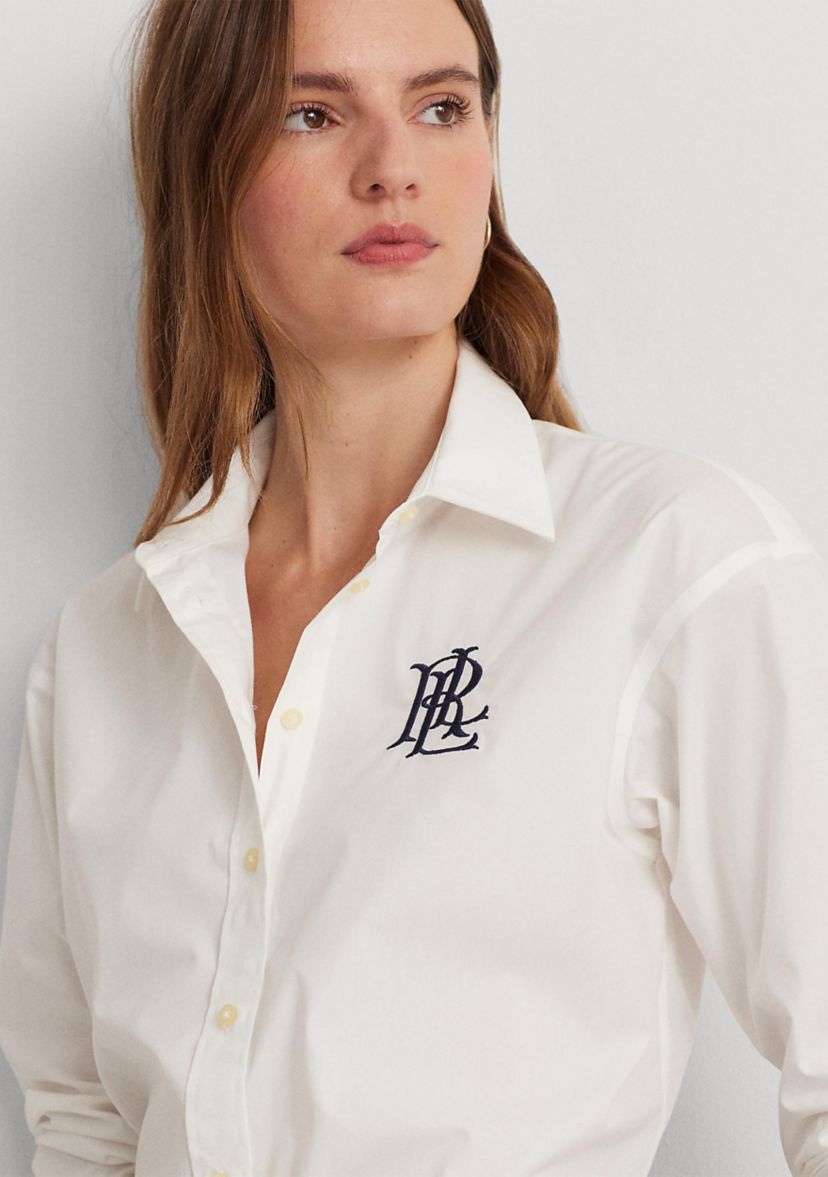 Relaxed Fit Stretch Cotton Shirt