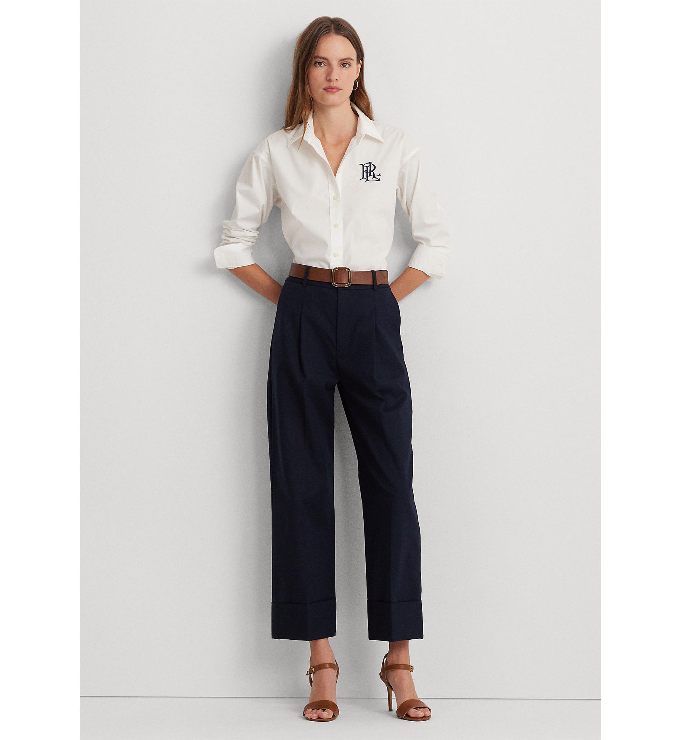 Relaxed Fit Stretch Cotton Shirt