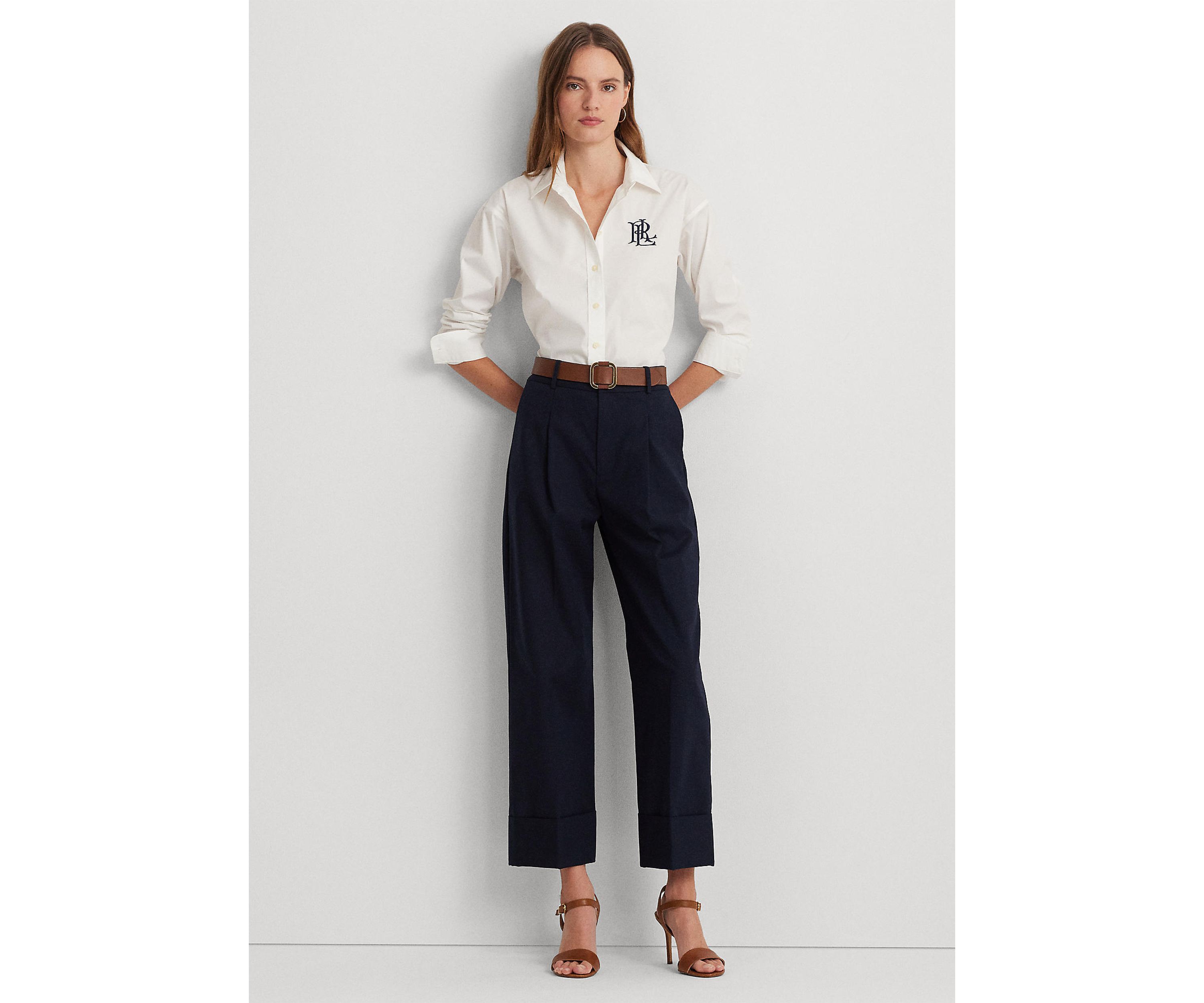 Relaxed Fit Stretch Cotton Shirt