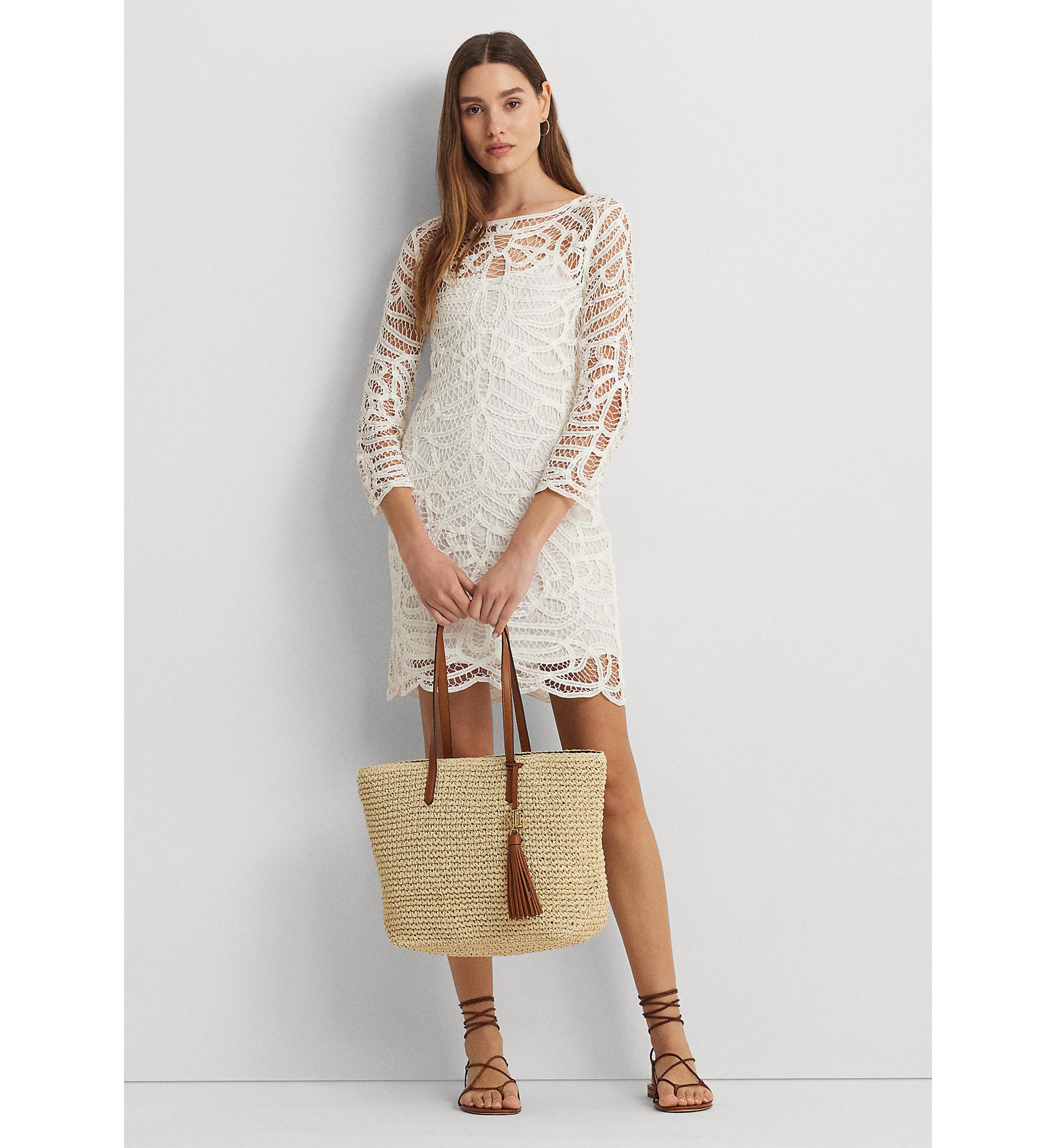 Battenberg Lace Sheath Dress