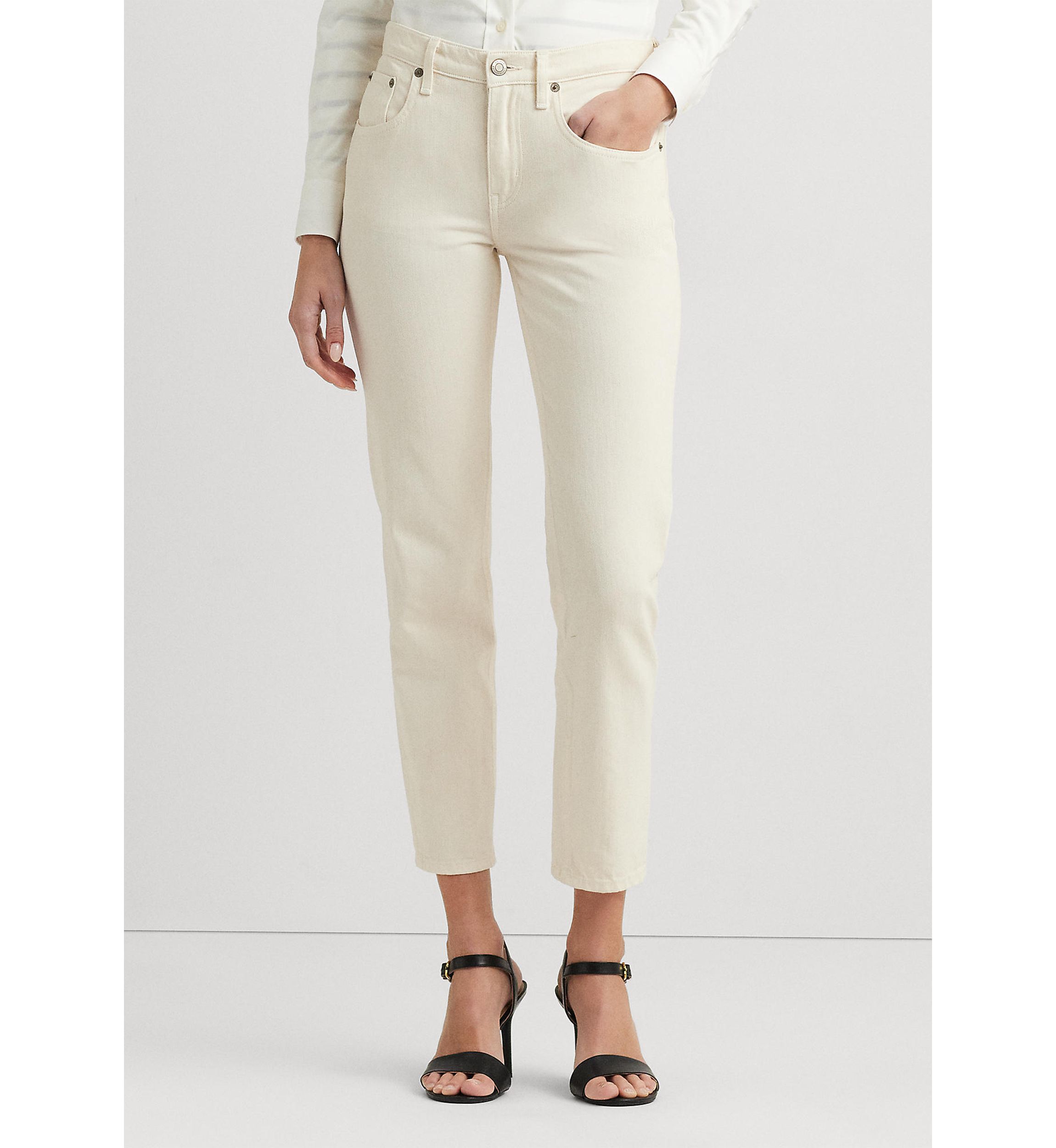 Womens Relaxed Tapered Ankle Jeans