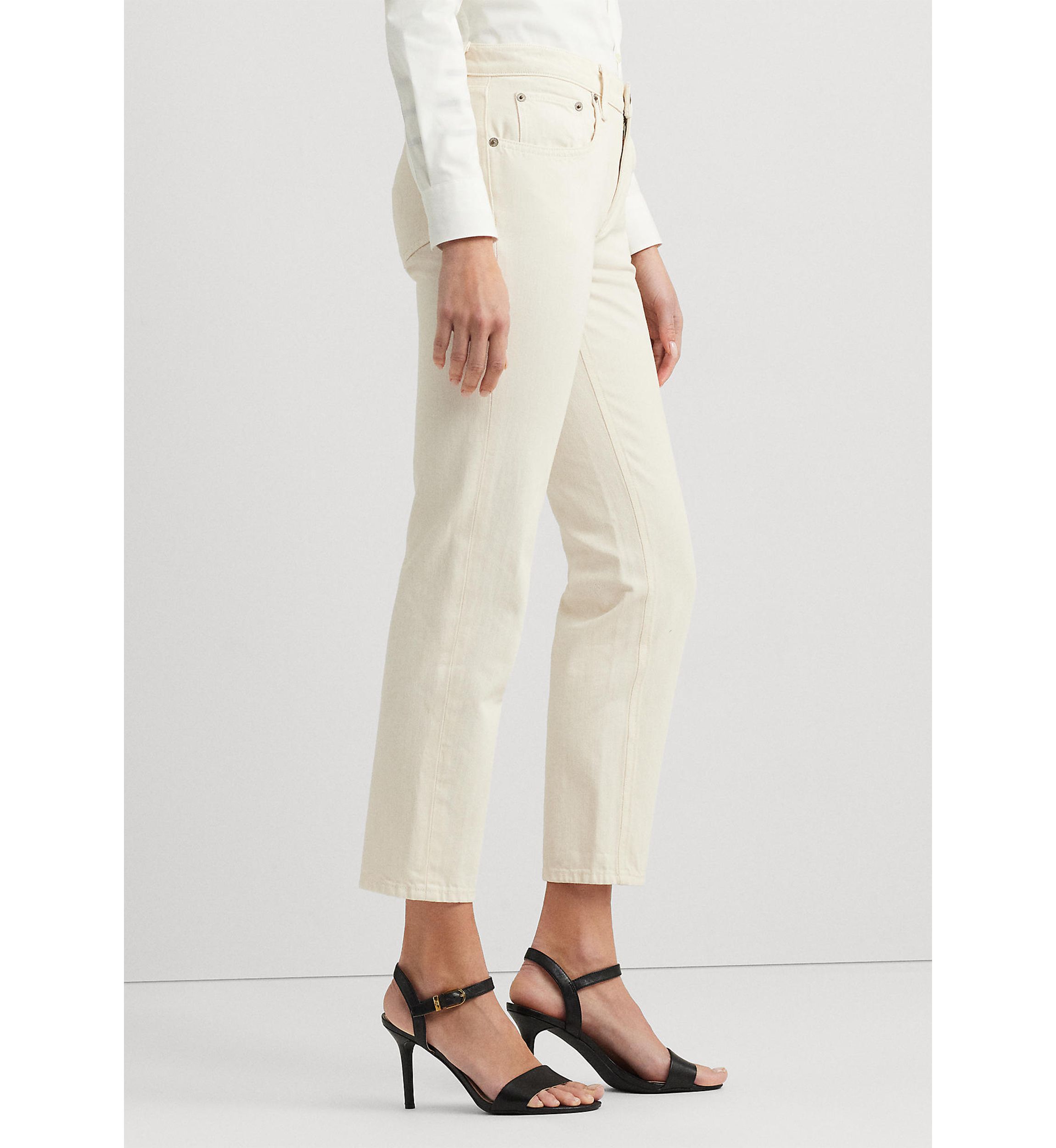 Womens Relaxed Tapered Ankle Jeans