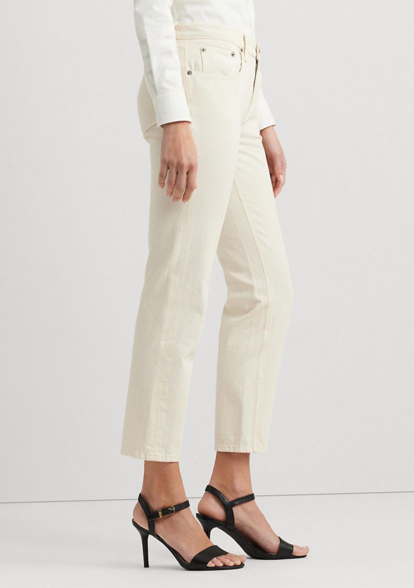 Womens Relaxed Tapered Ankle Jeans