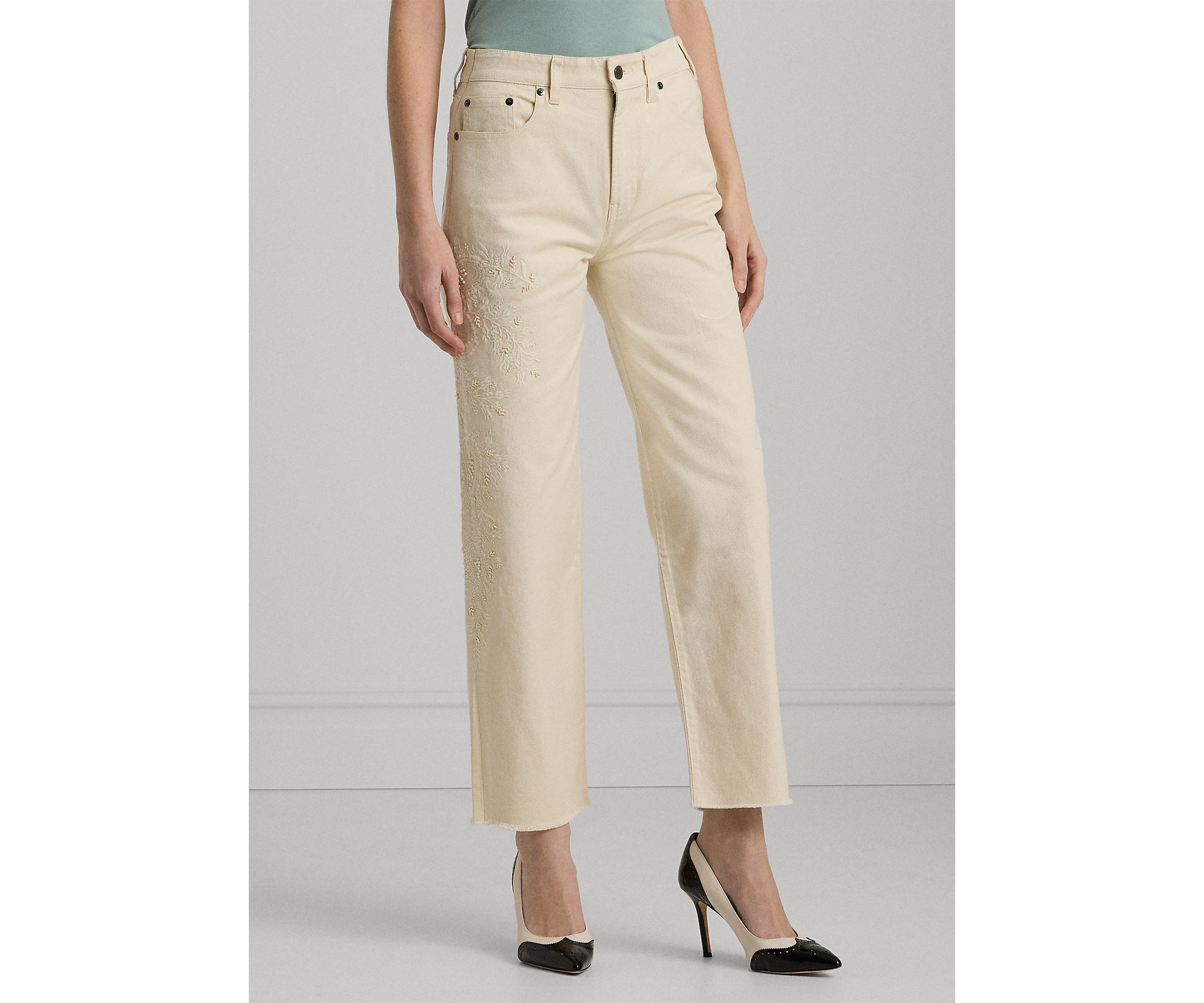 High-Rise Relaxed Cropped Jeans