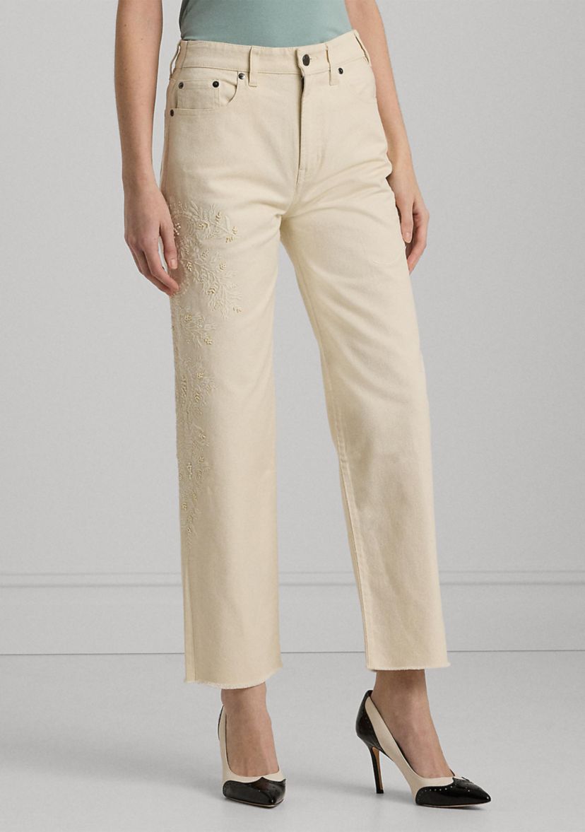 High-Rise Relaxed Cropped Jeans