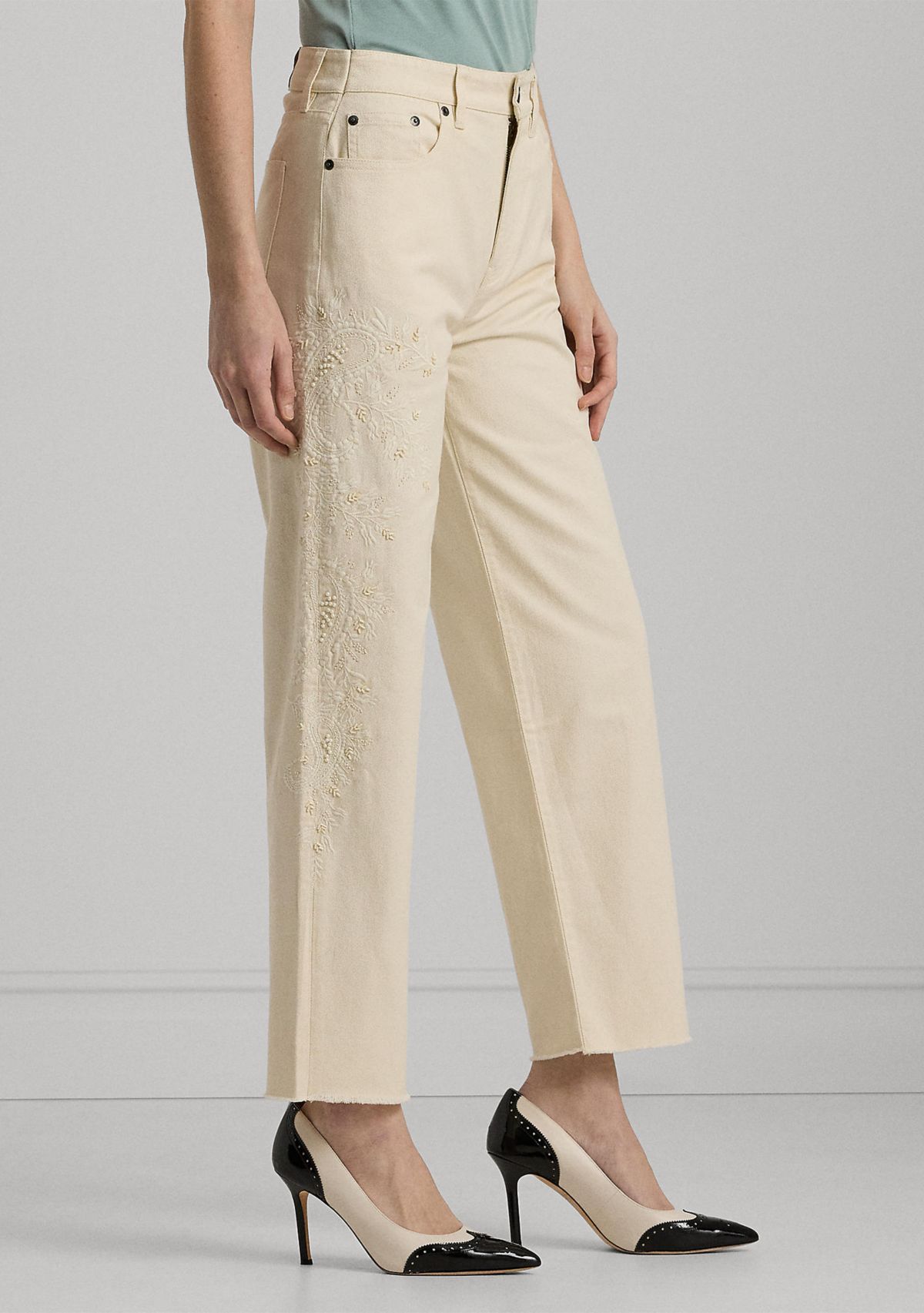 High-Rise Relaxed Cropped Jeans