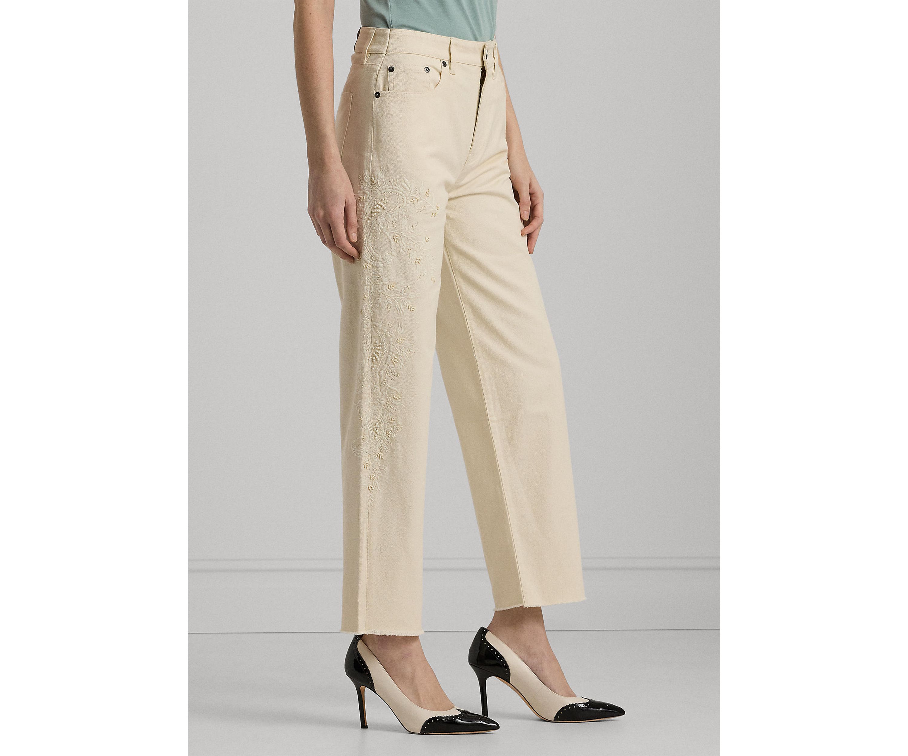 High-Rise Relaxed Cropped Jeans