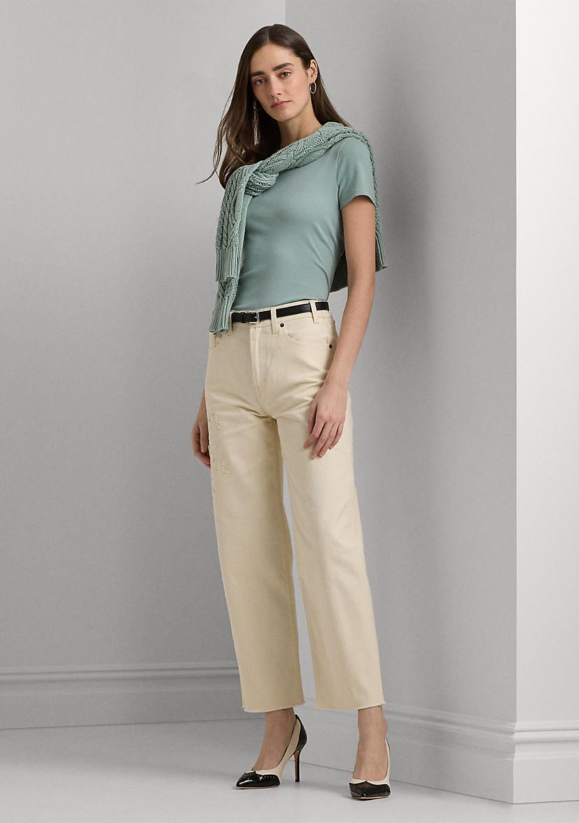 High-Rise Relaxed Cropped Jeans