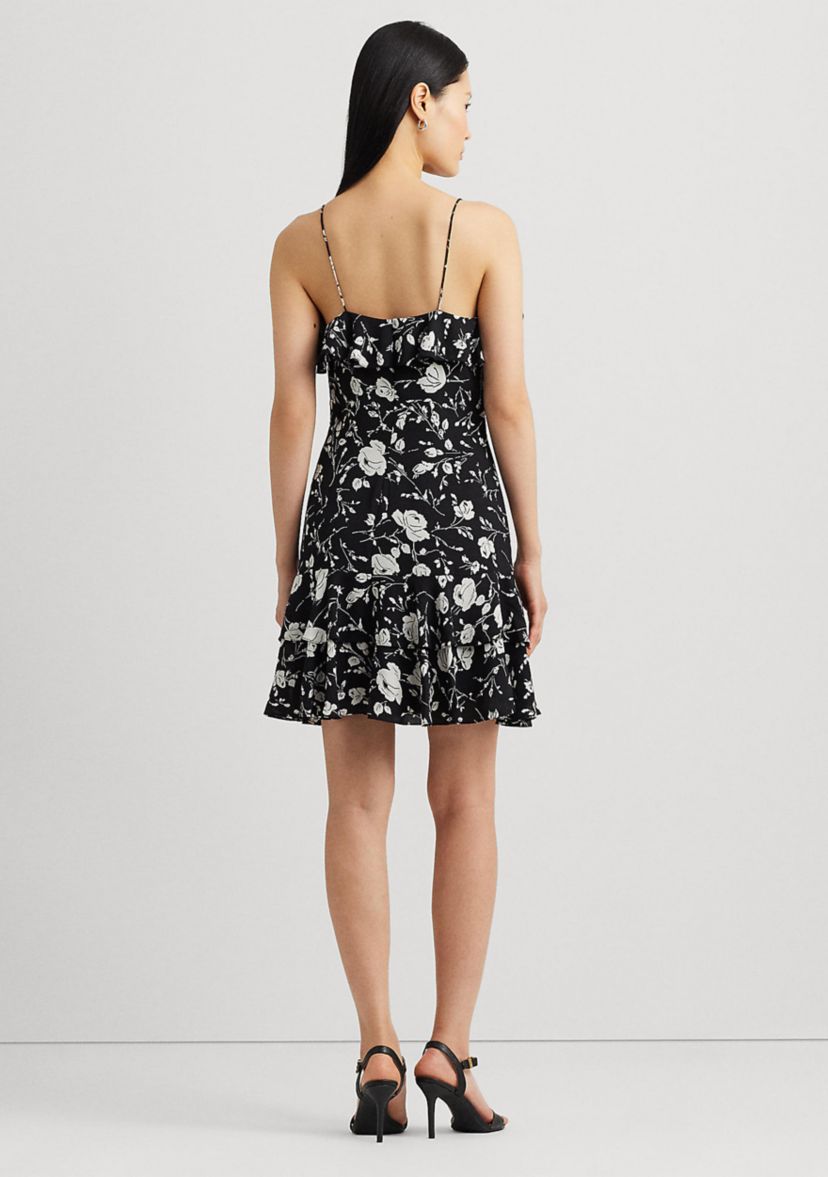 Floral Georgette Sleeveless Dress