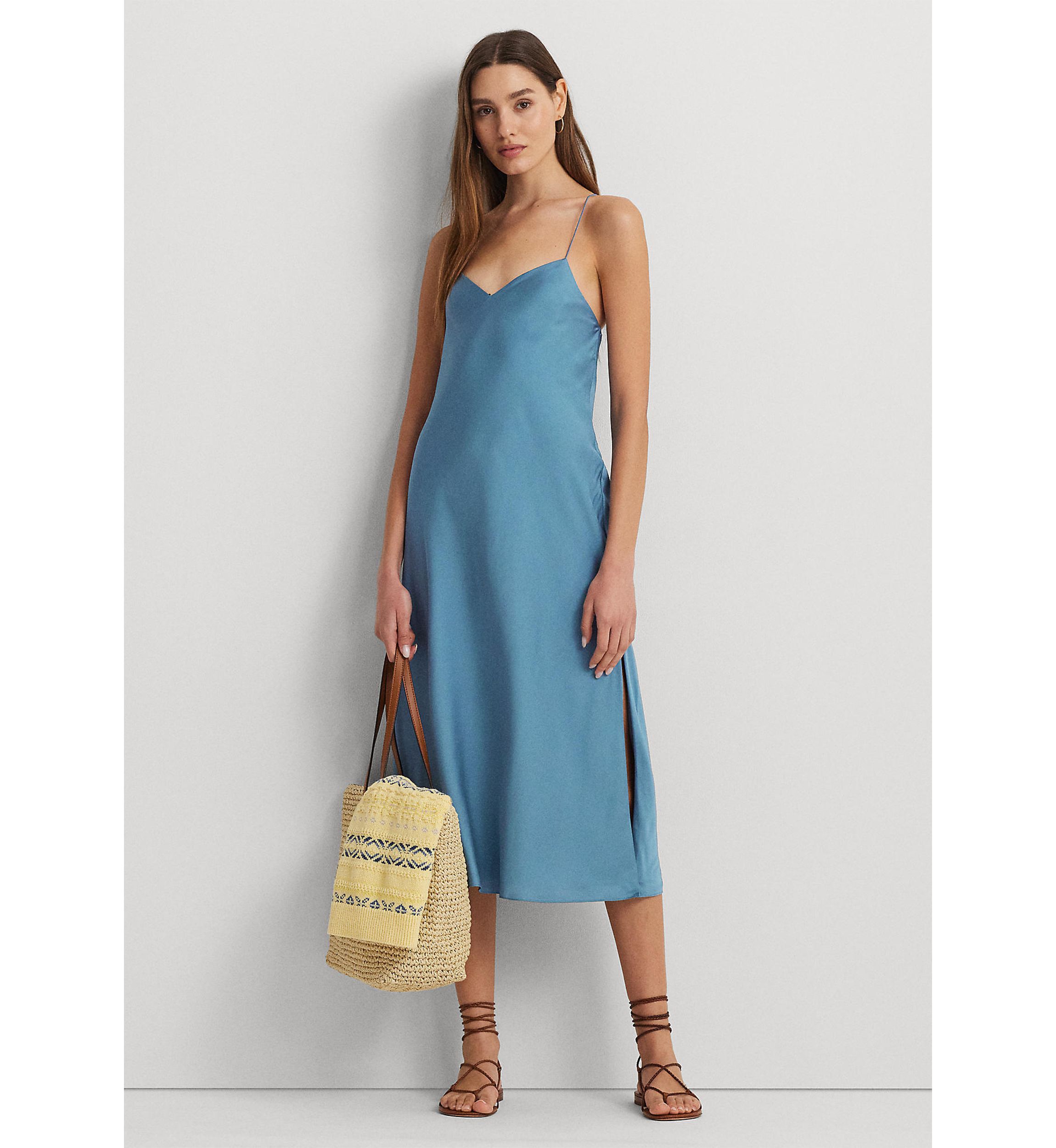 Featherweight Charmeuse Slip Dress