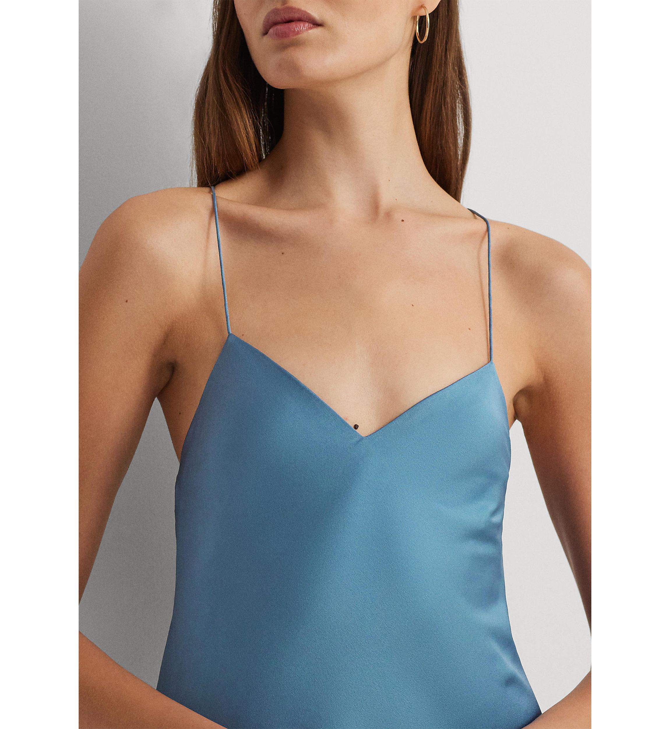 Featherweight Charmeuse Slip Dress