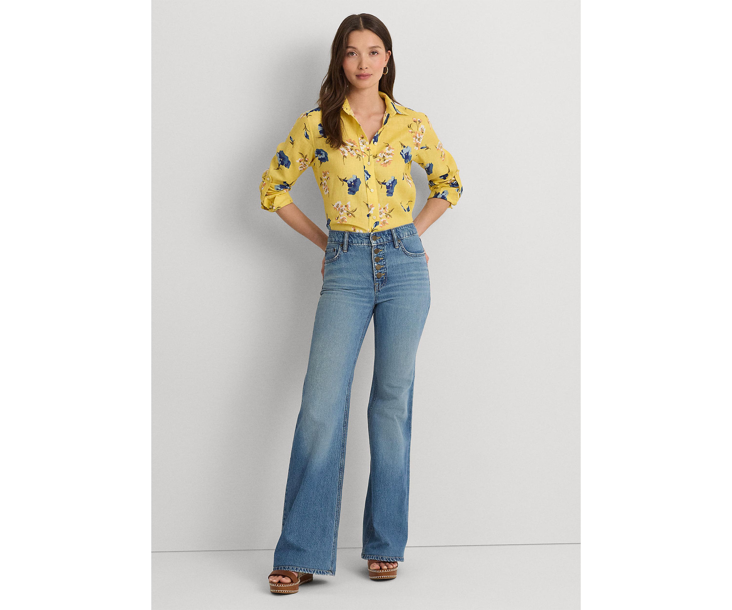 High Rise Flare Jeans