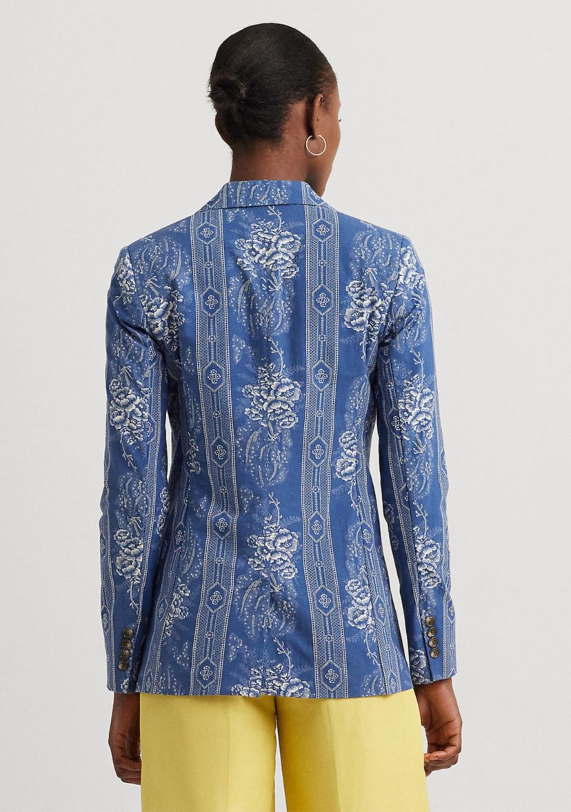 Floral Cotton Blazer