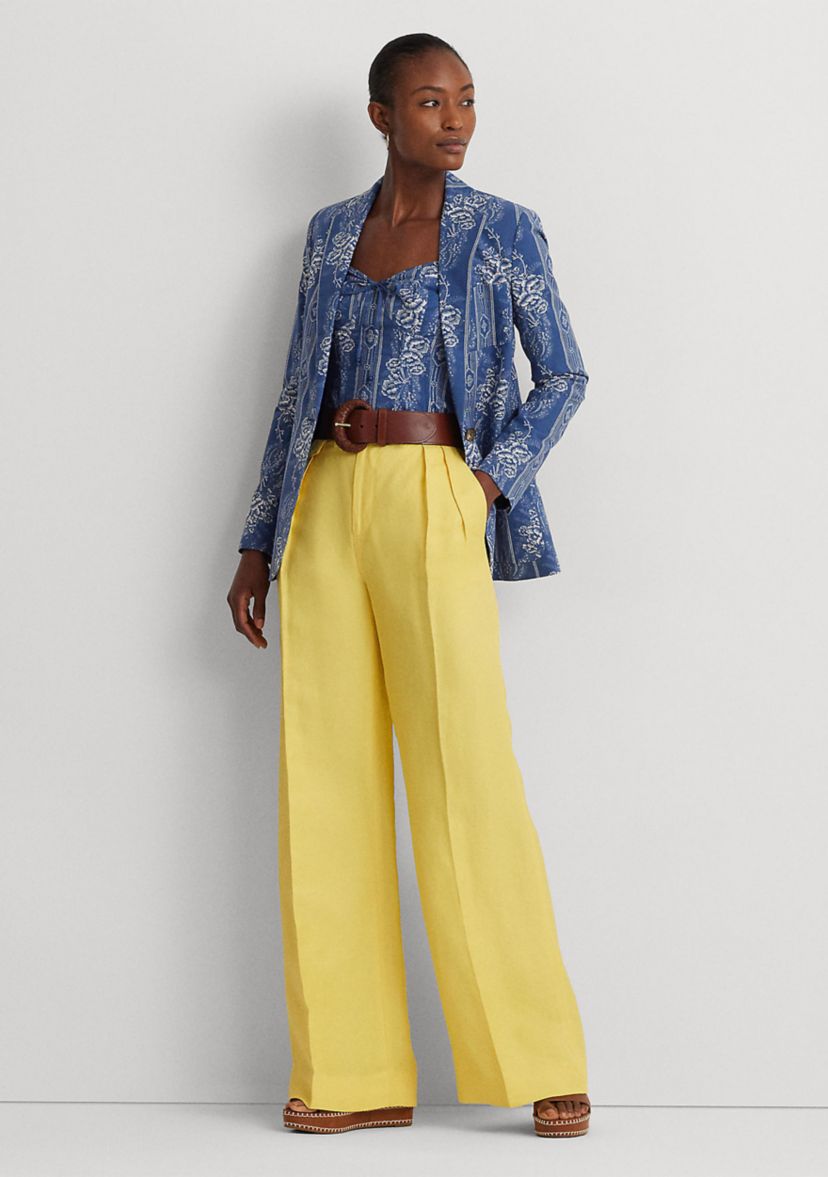 Floral Cotton Blazer