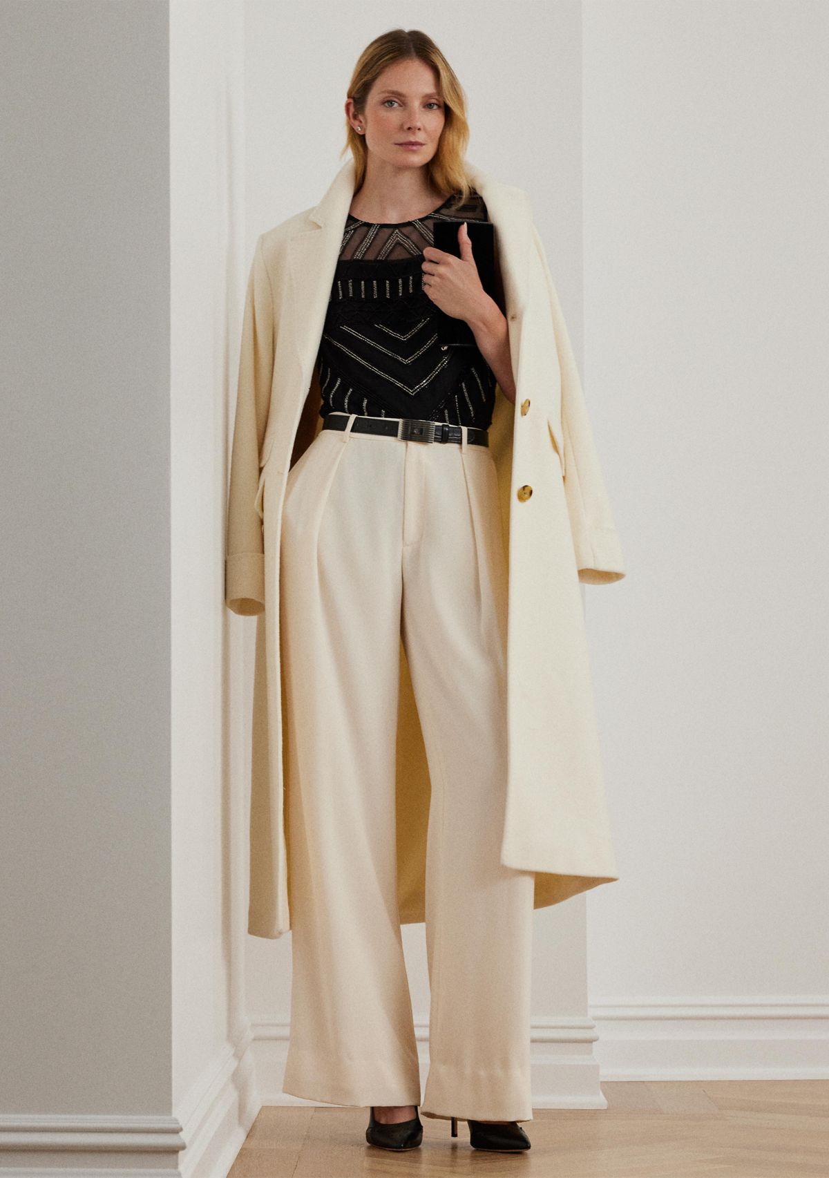 Beaded Mesh Sleeveless Top