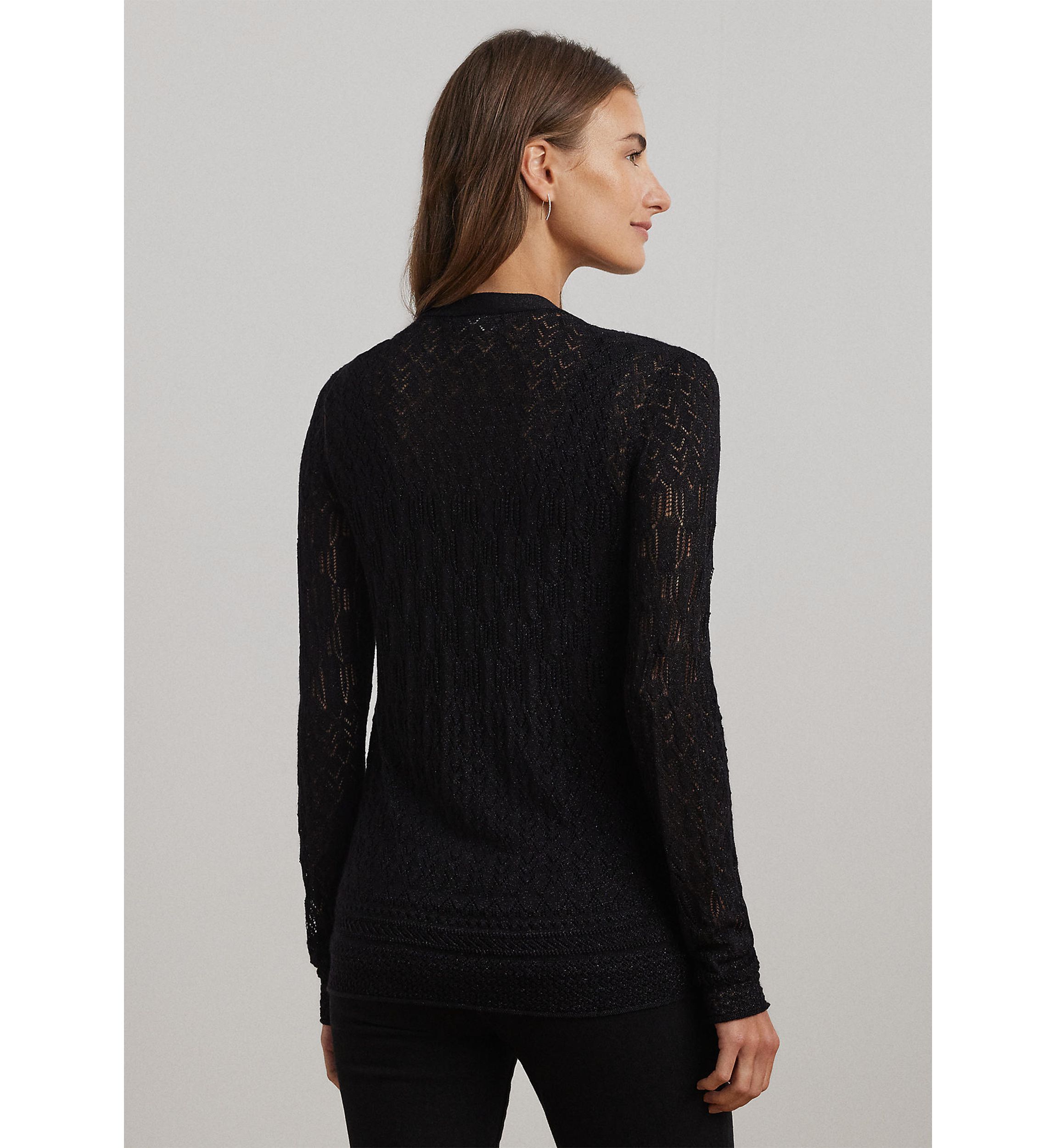 Pointelle Knit Cardigan