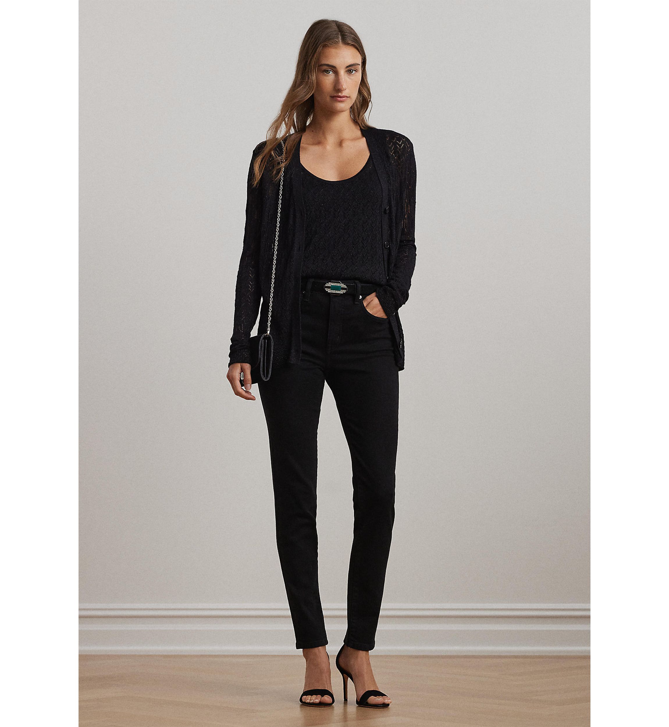 Pointelle Knit Cardigan