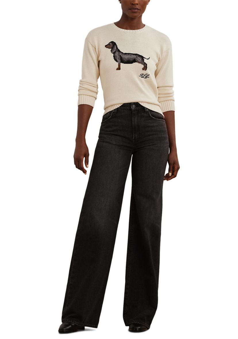 Mid Rise Wide Leg Jeans