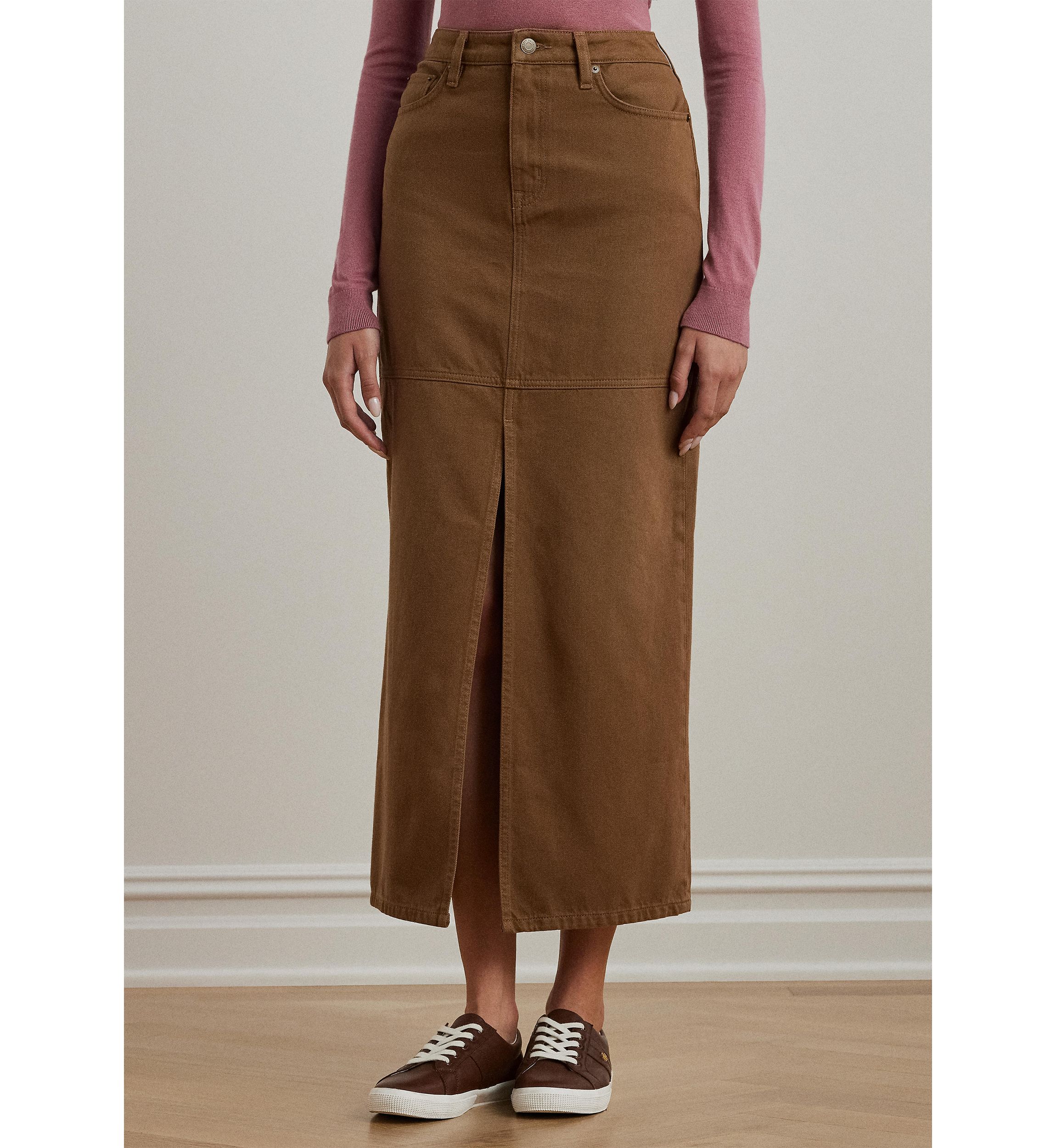 Denim Maxi Skirt