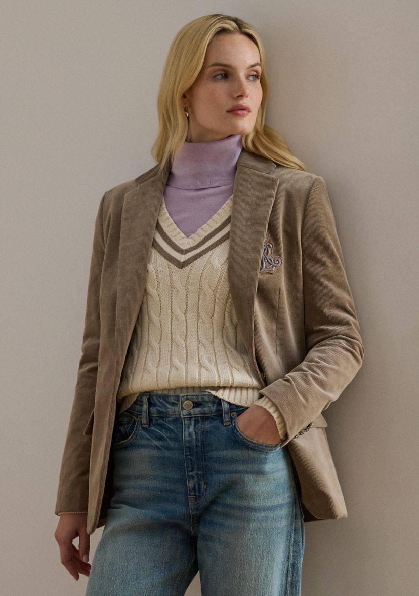 Womens Bullion Corduroy Blazer