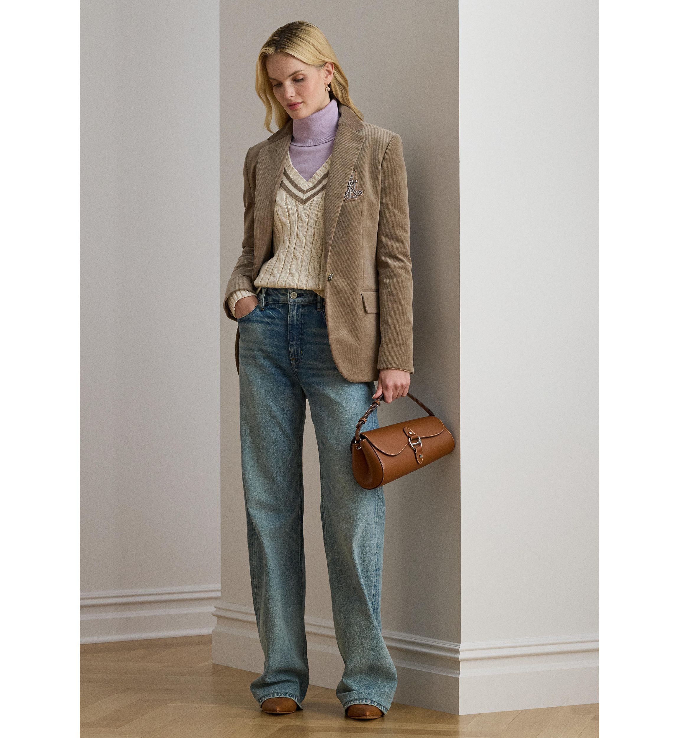 Womens Bullion Corduroy Blazer