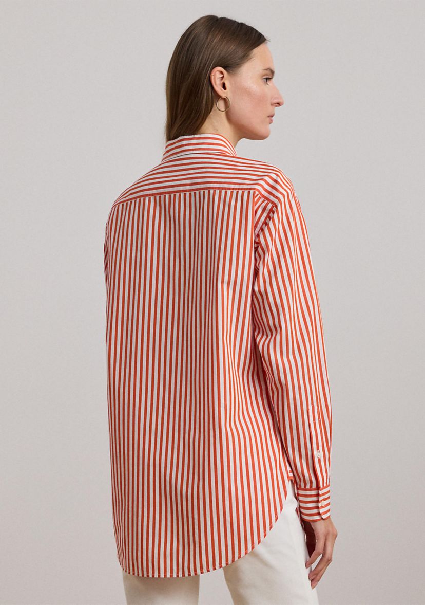 Relaxed Fit Striped Broadcloth Shirt