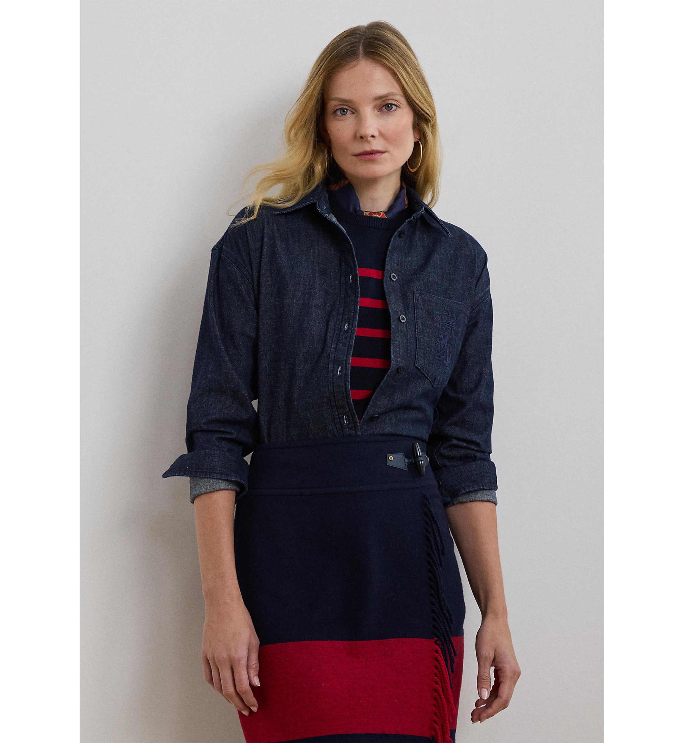 Relaxed Fit Denim Shirt