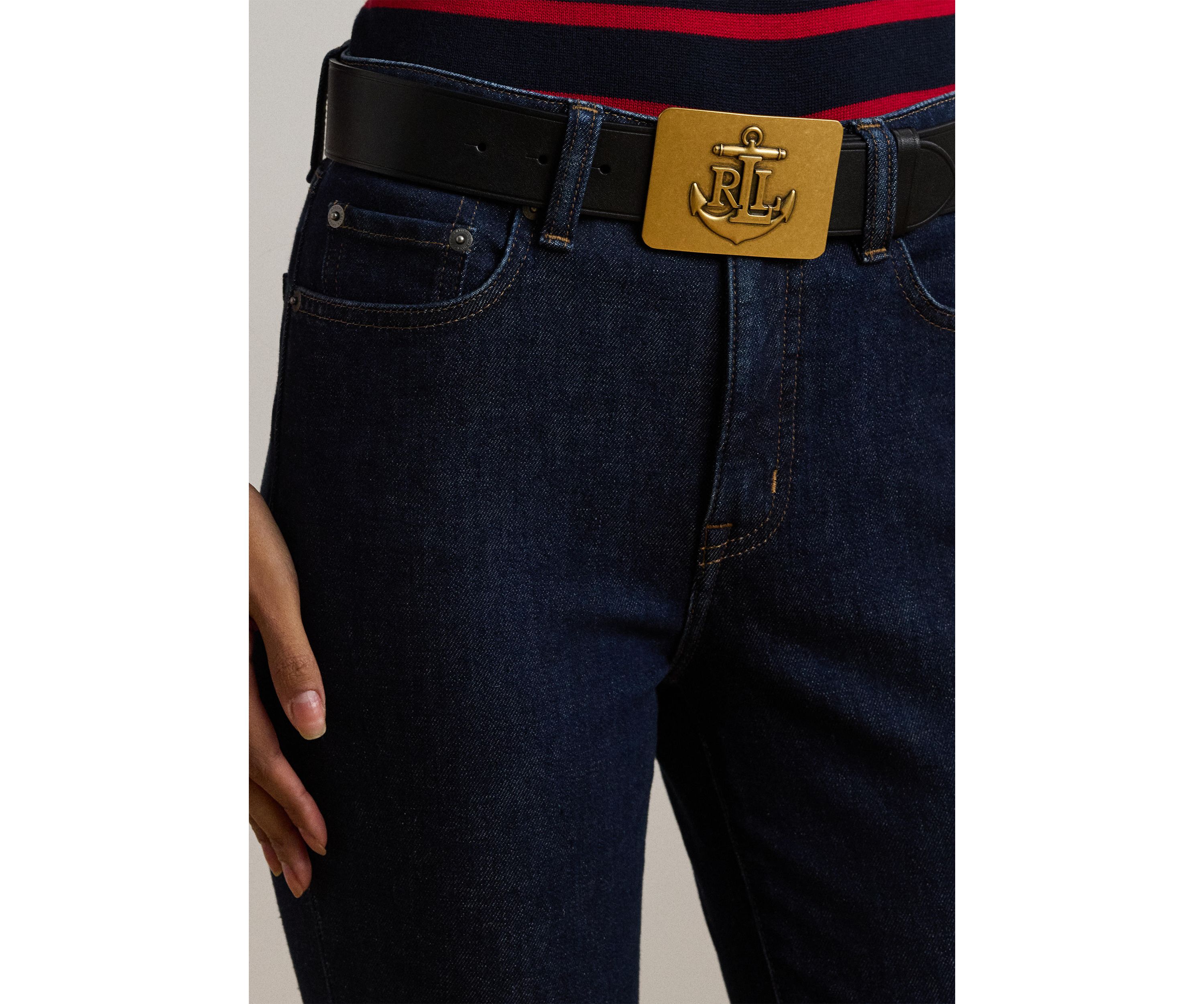 Womens High-Rise Skinny Ankle Jeans