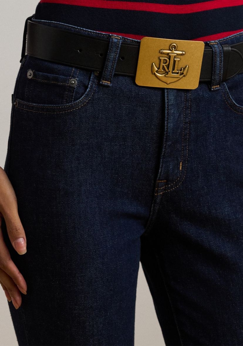 Womens High-Rise Skinny Ankle Jeans
