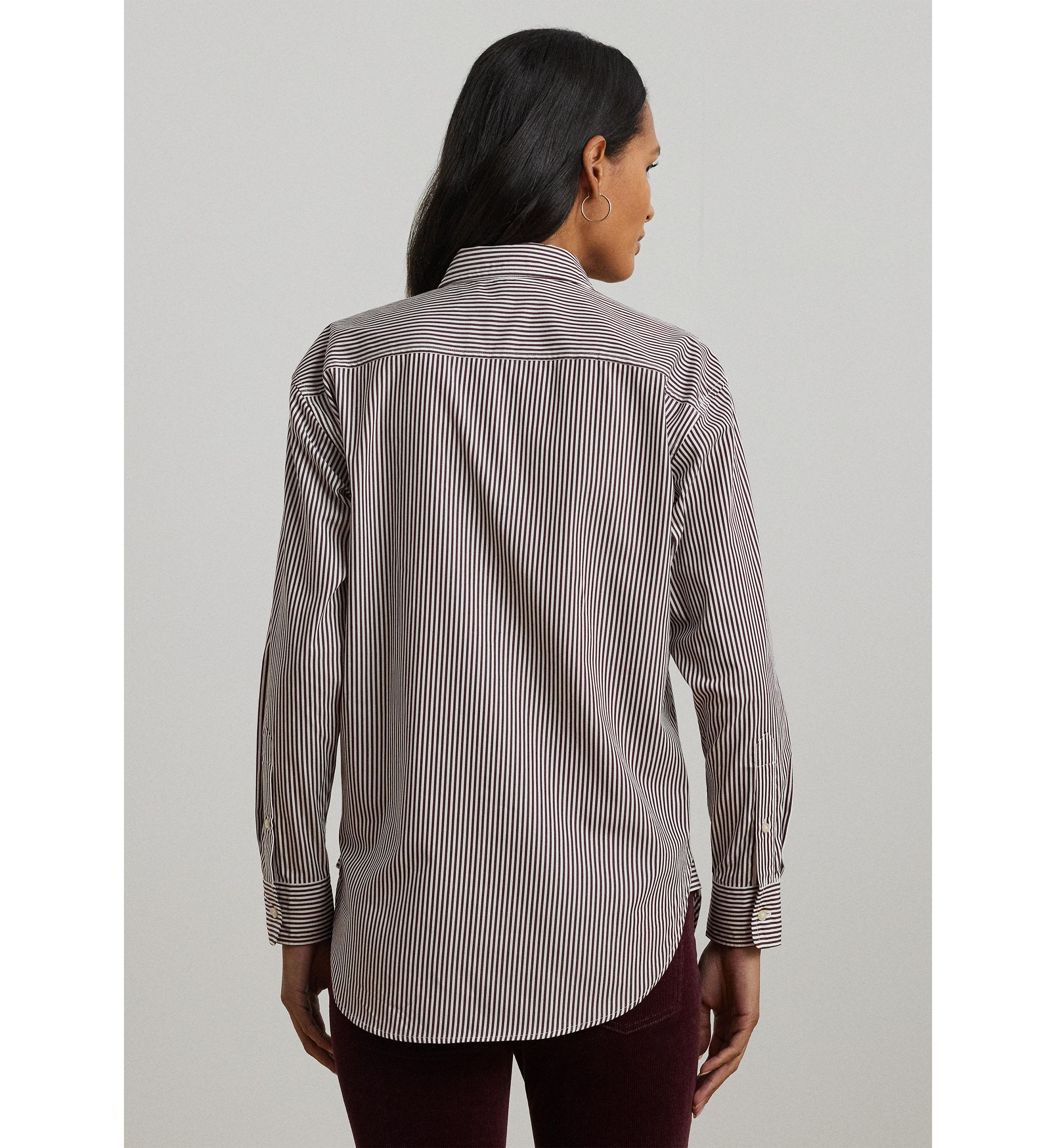 Relaxed Fit Striped Broadcloth Shirt