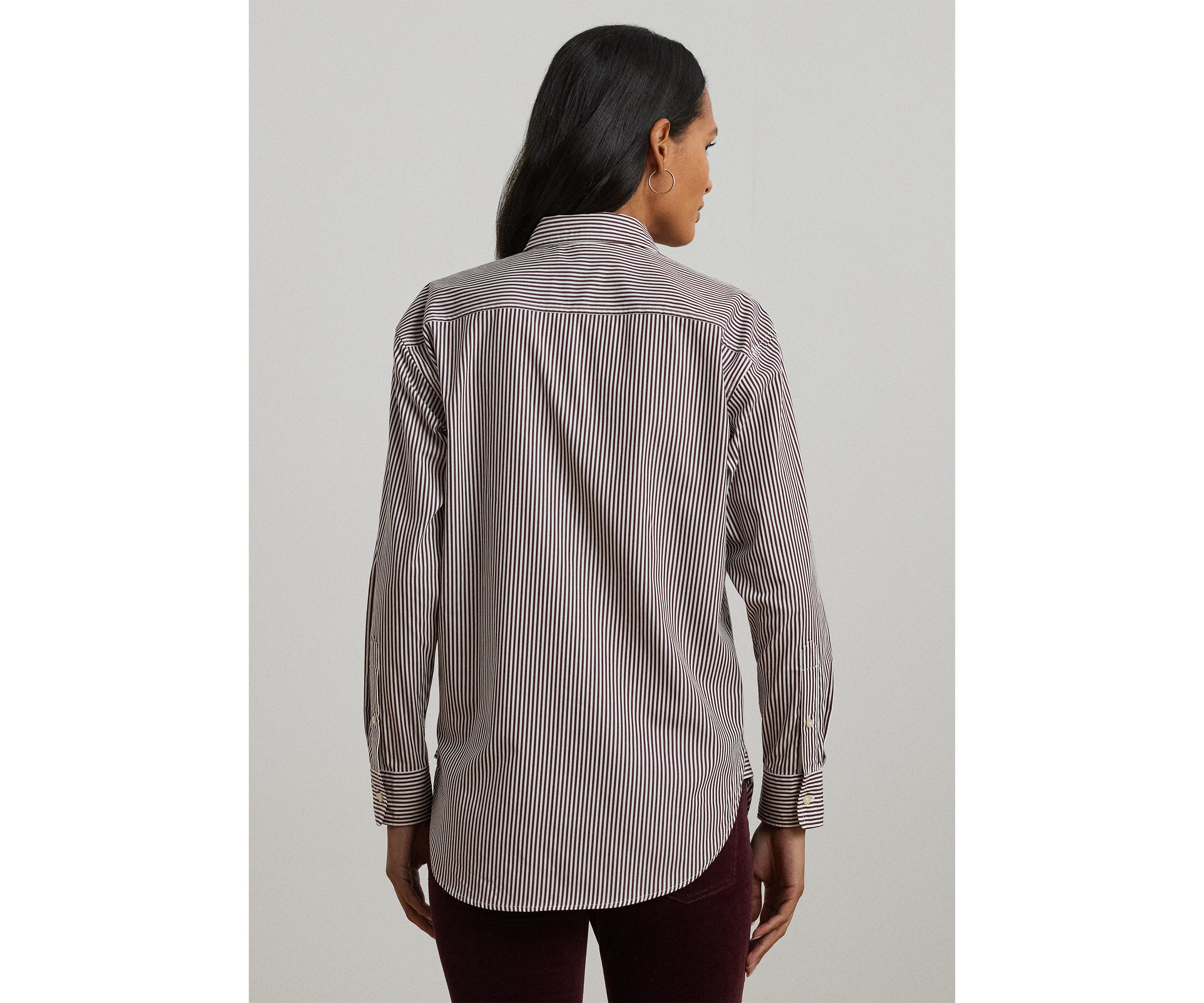 Relaxed Fit Striped Broadcloth Shirt
