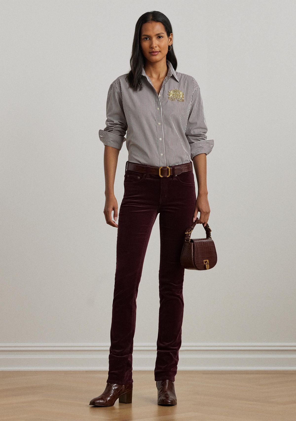 Relaxed Fit Striped Broadcloth Shirt