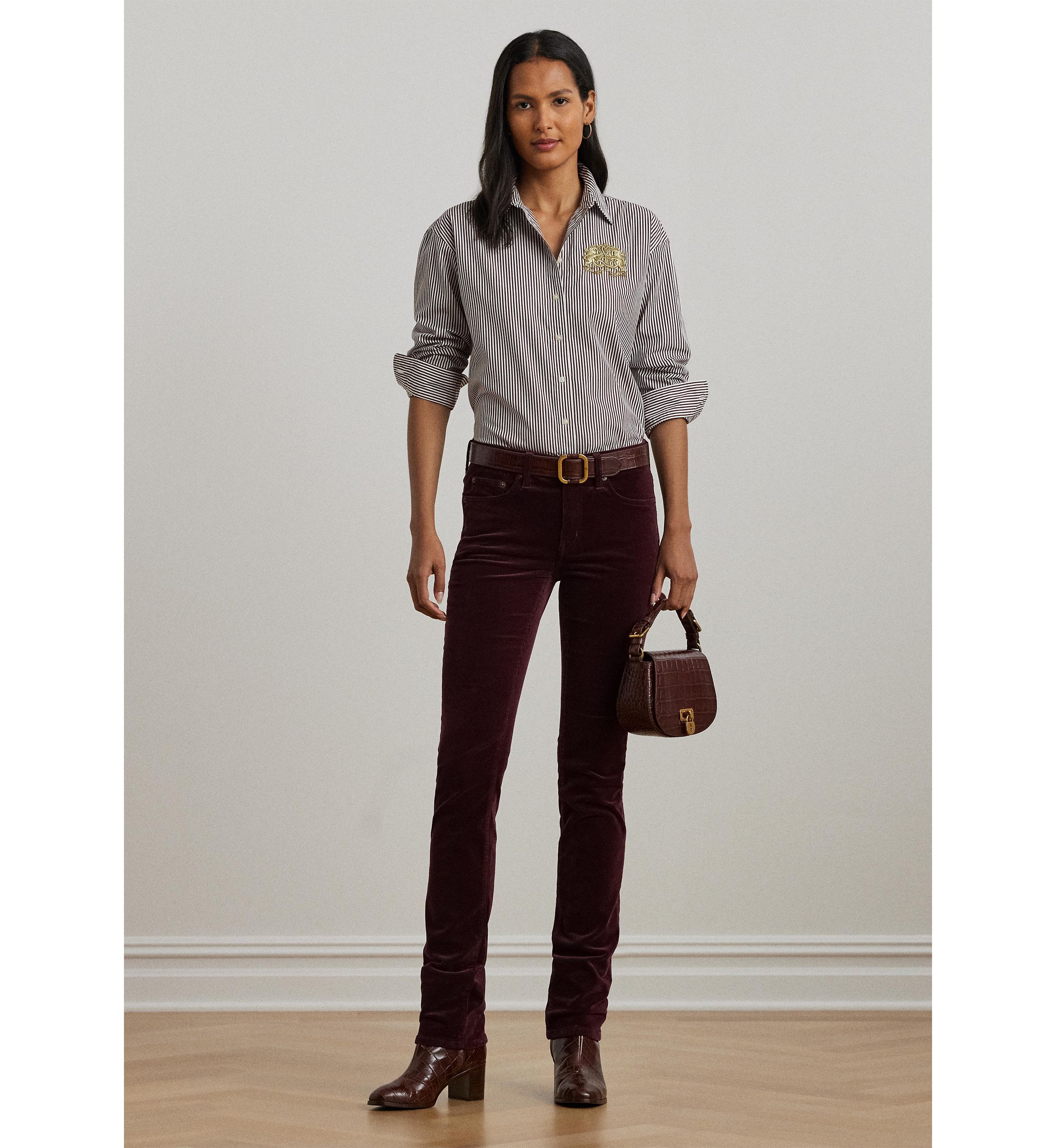 Relaxed Fit Striped Broadcloth Shirt