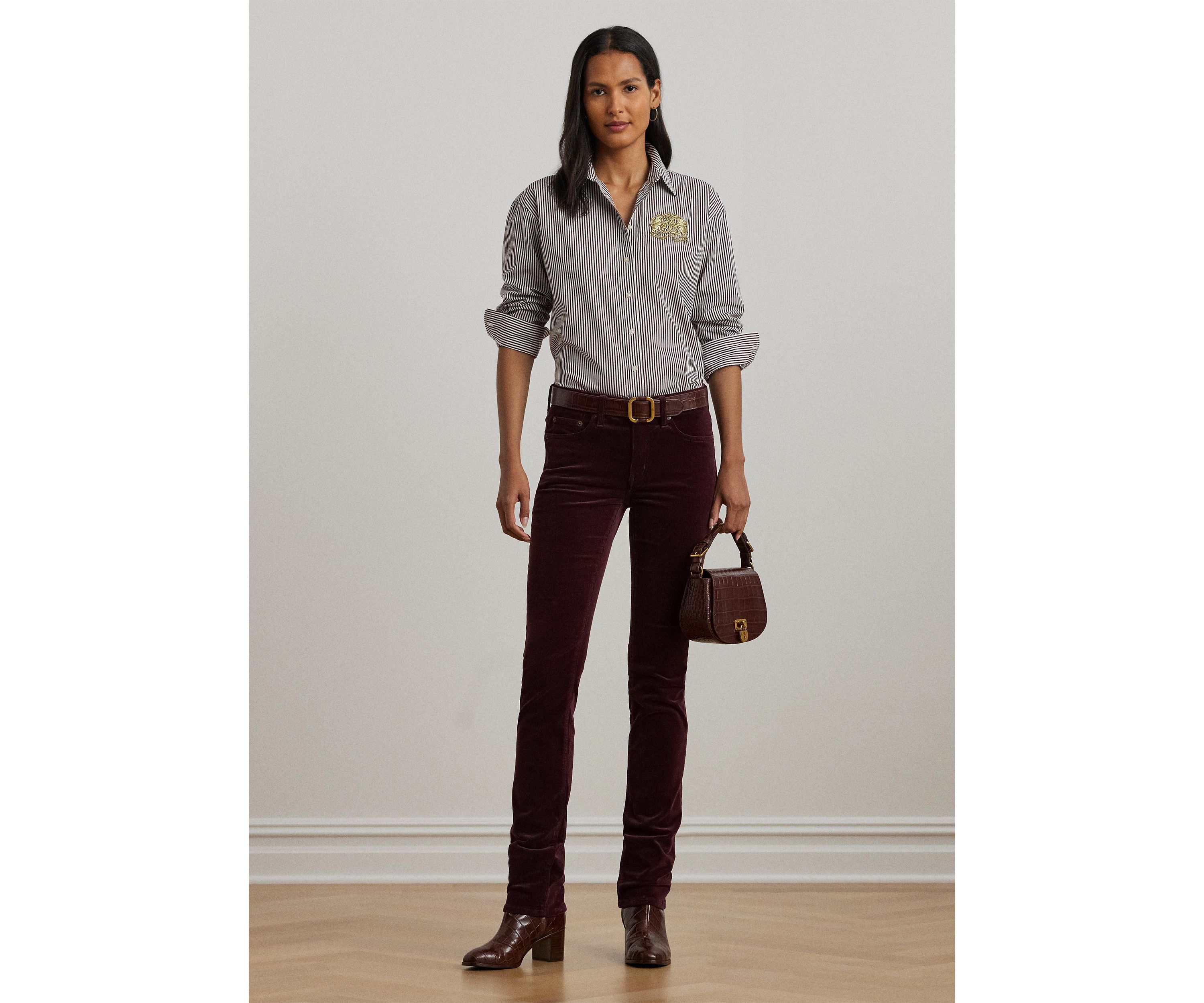 Relaxed Fit Striped Broadcloth Shirt