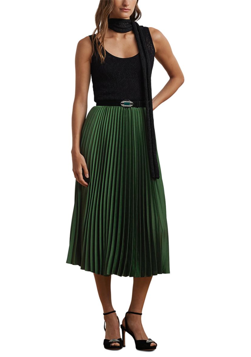 Pointelle Knit Sleeveless Sweater