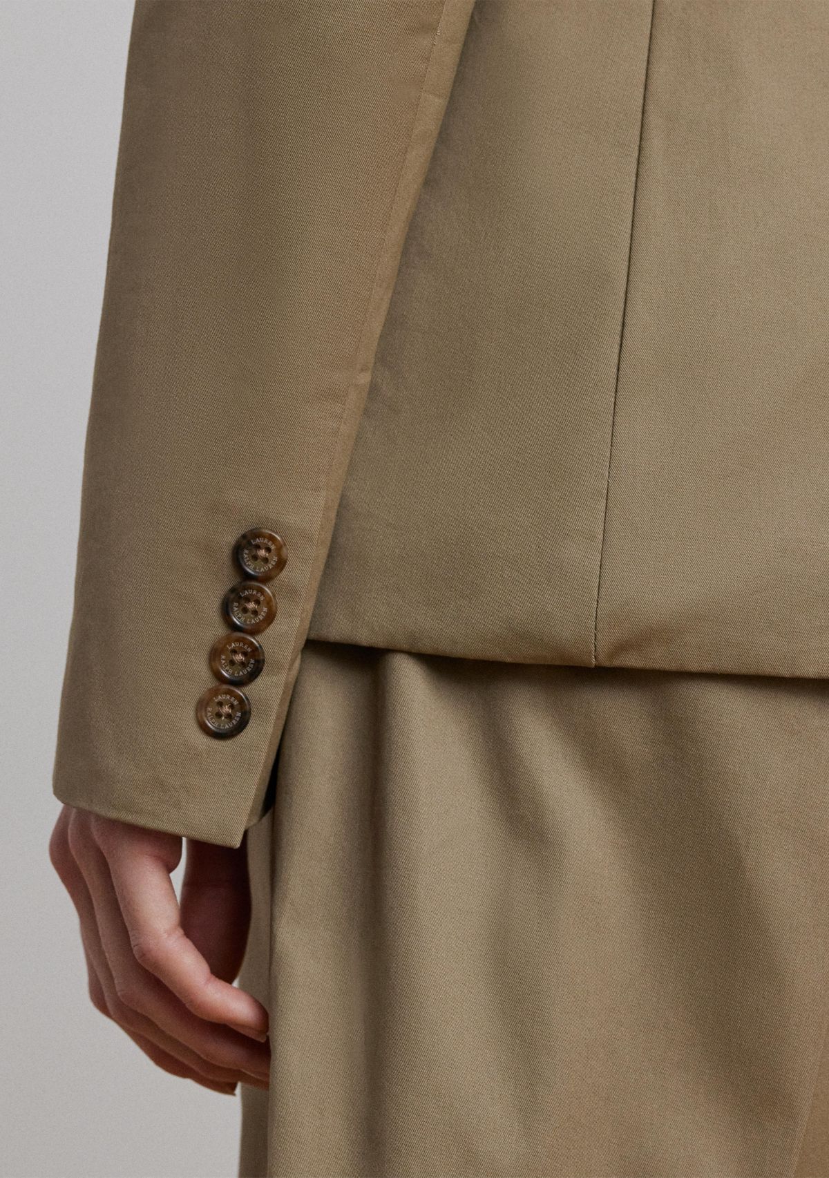 Womens Cotton Twill Blazer