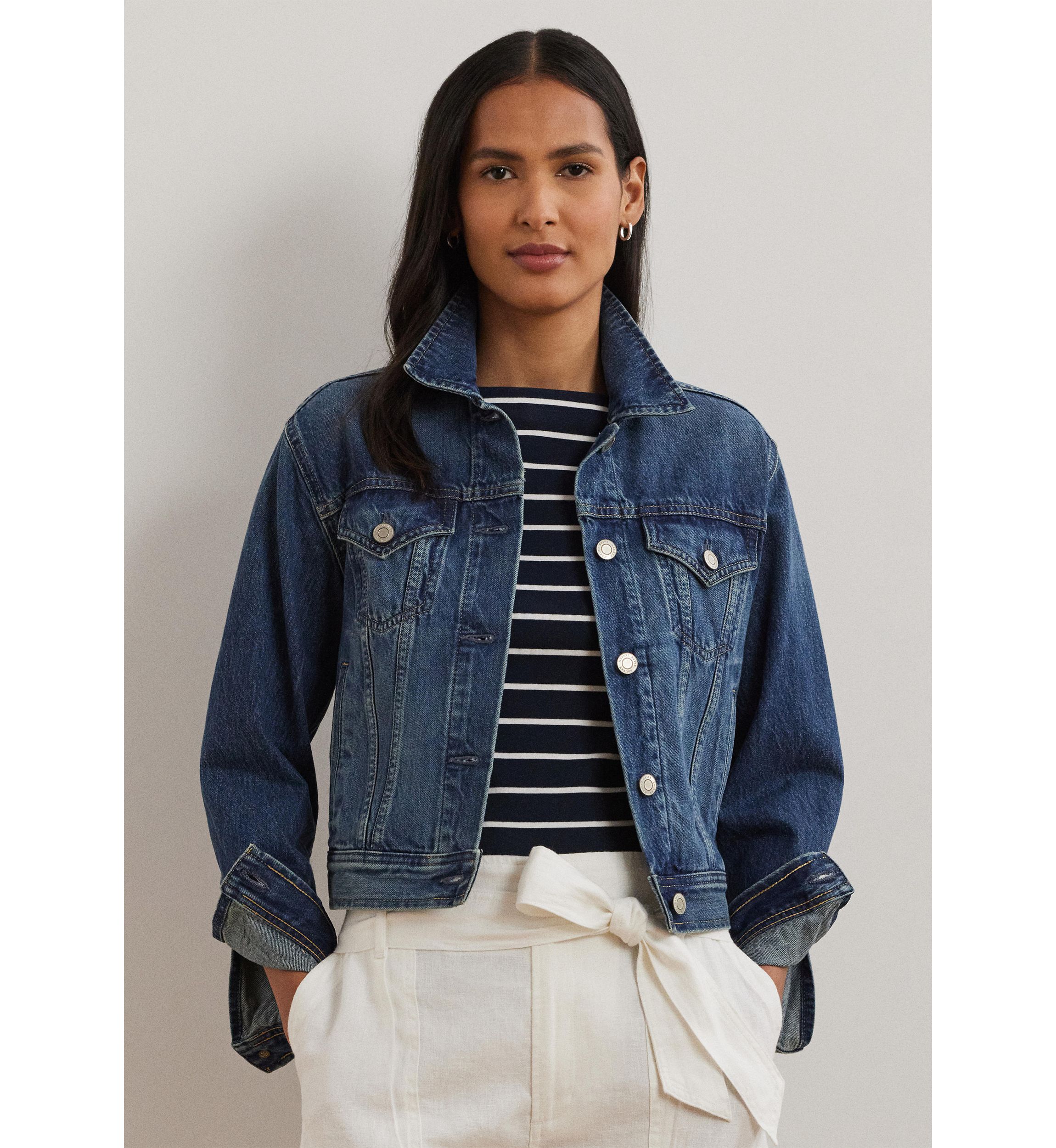 Womens Denim Trucker Jacket