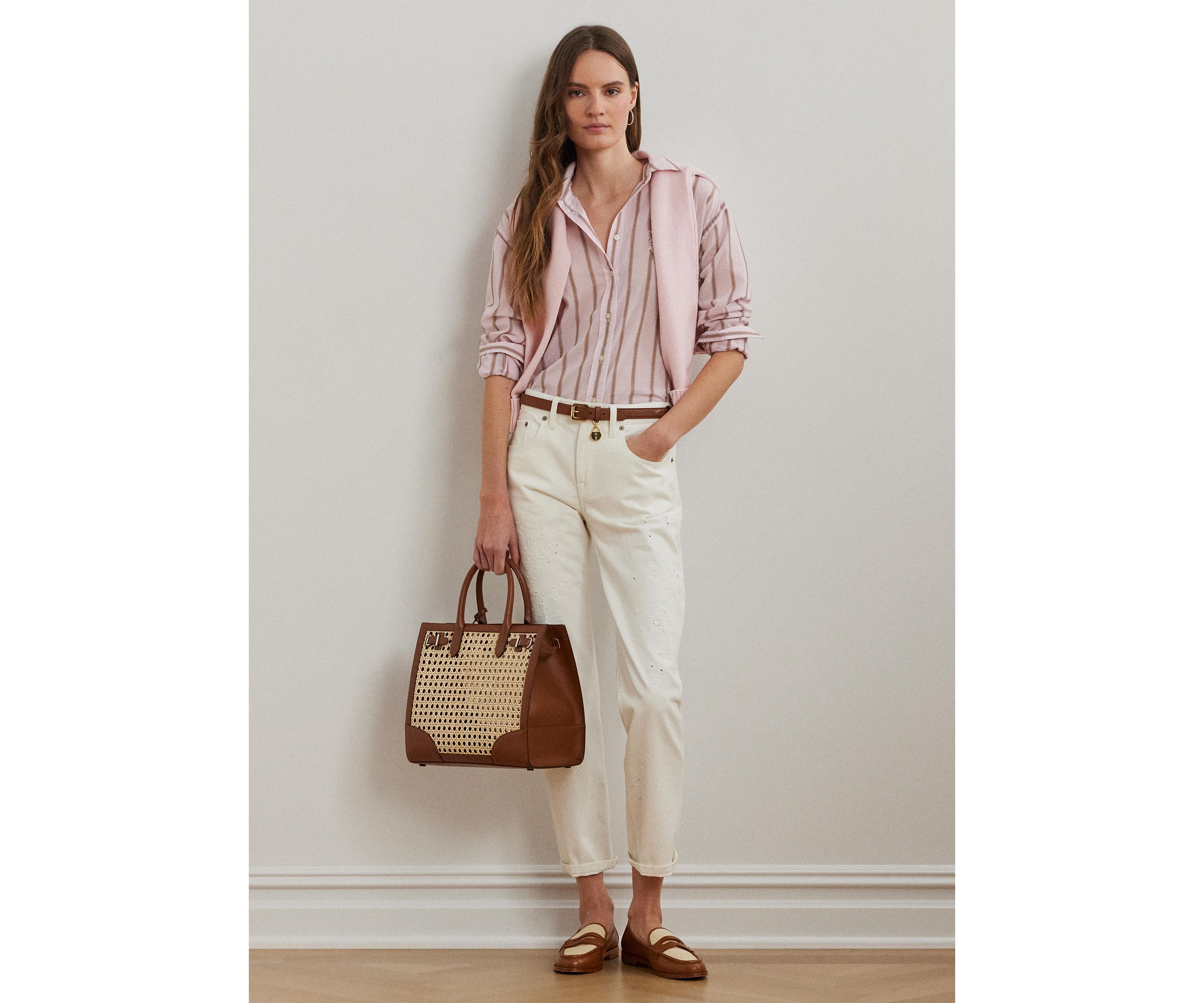 Oversize Striped Cotton Broadcloth Shirt