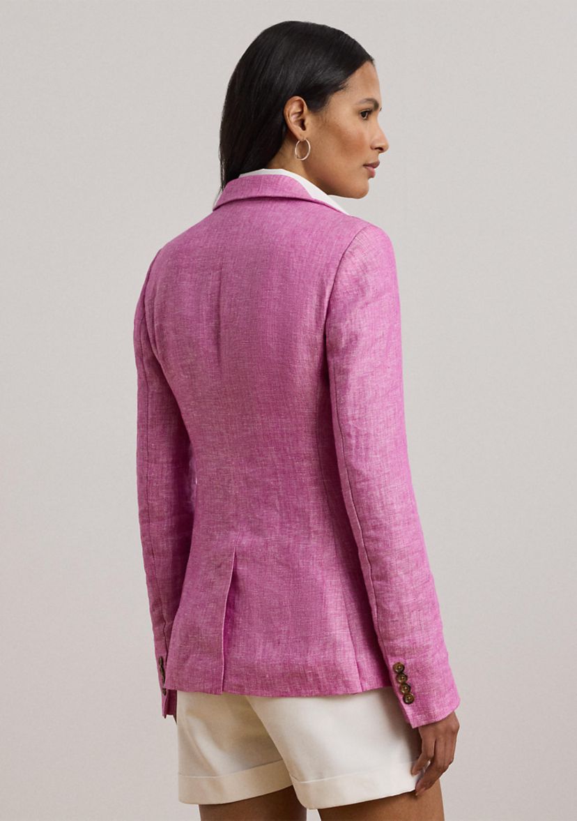 Linen Herringbone Blazer