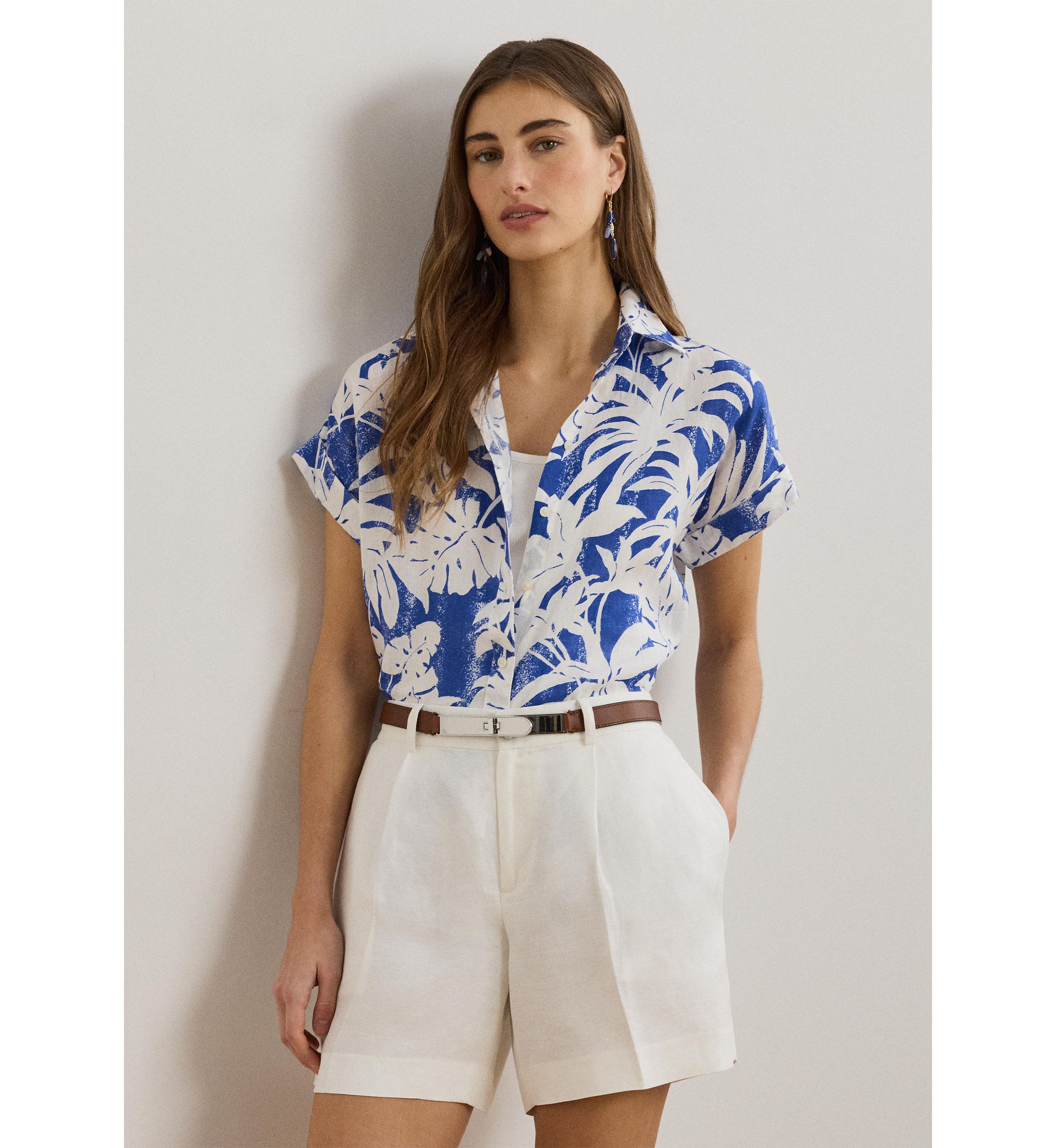Relaxed Fit Print Short Sleeve Shirt