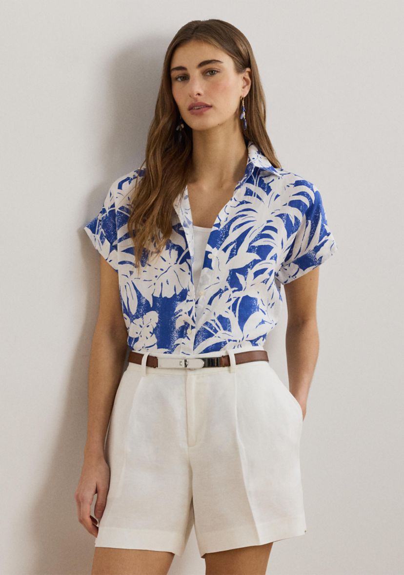 Relaxed Fit Print Short Sleeve Shirt